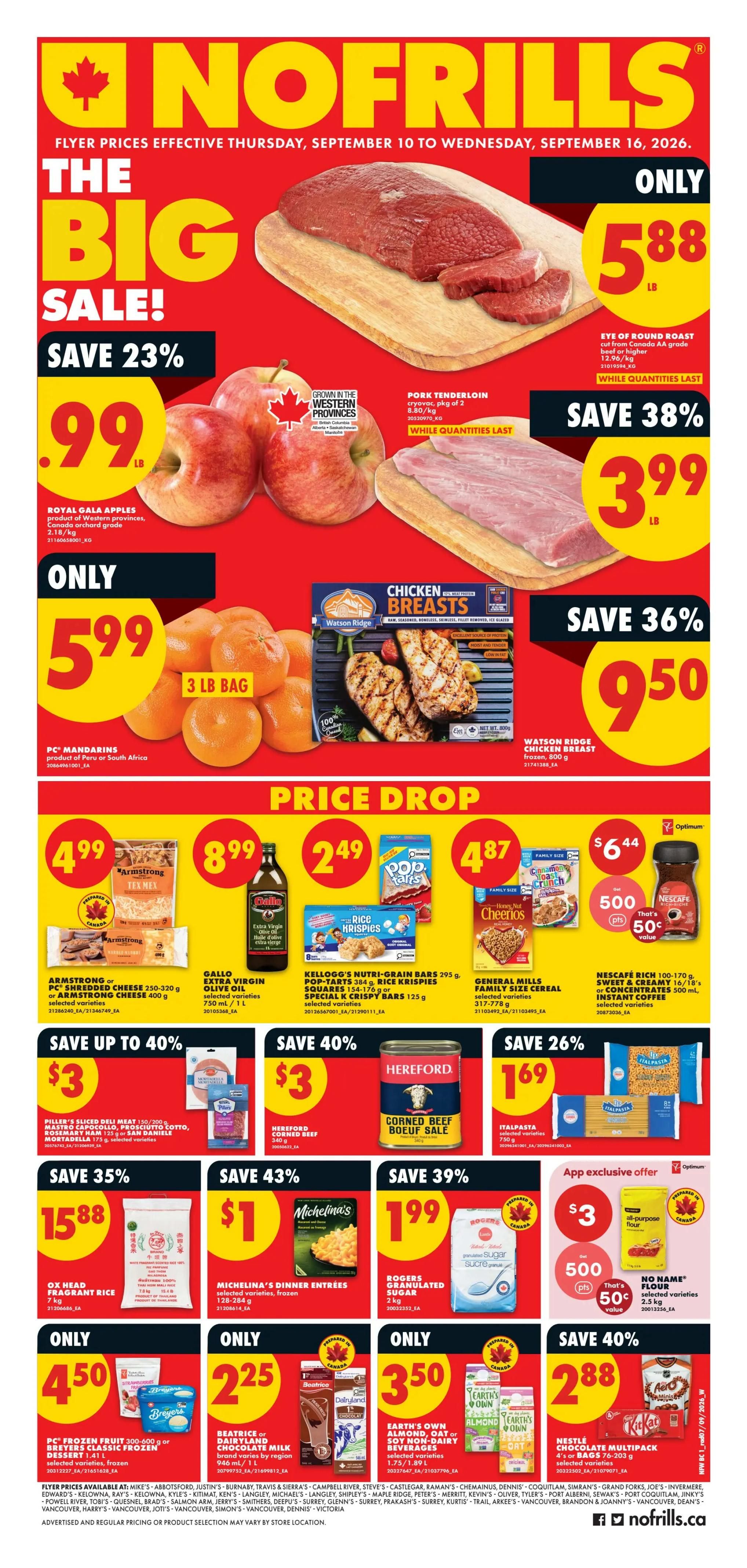 No Frills (West) Flyer September 10 to 16