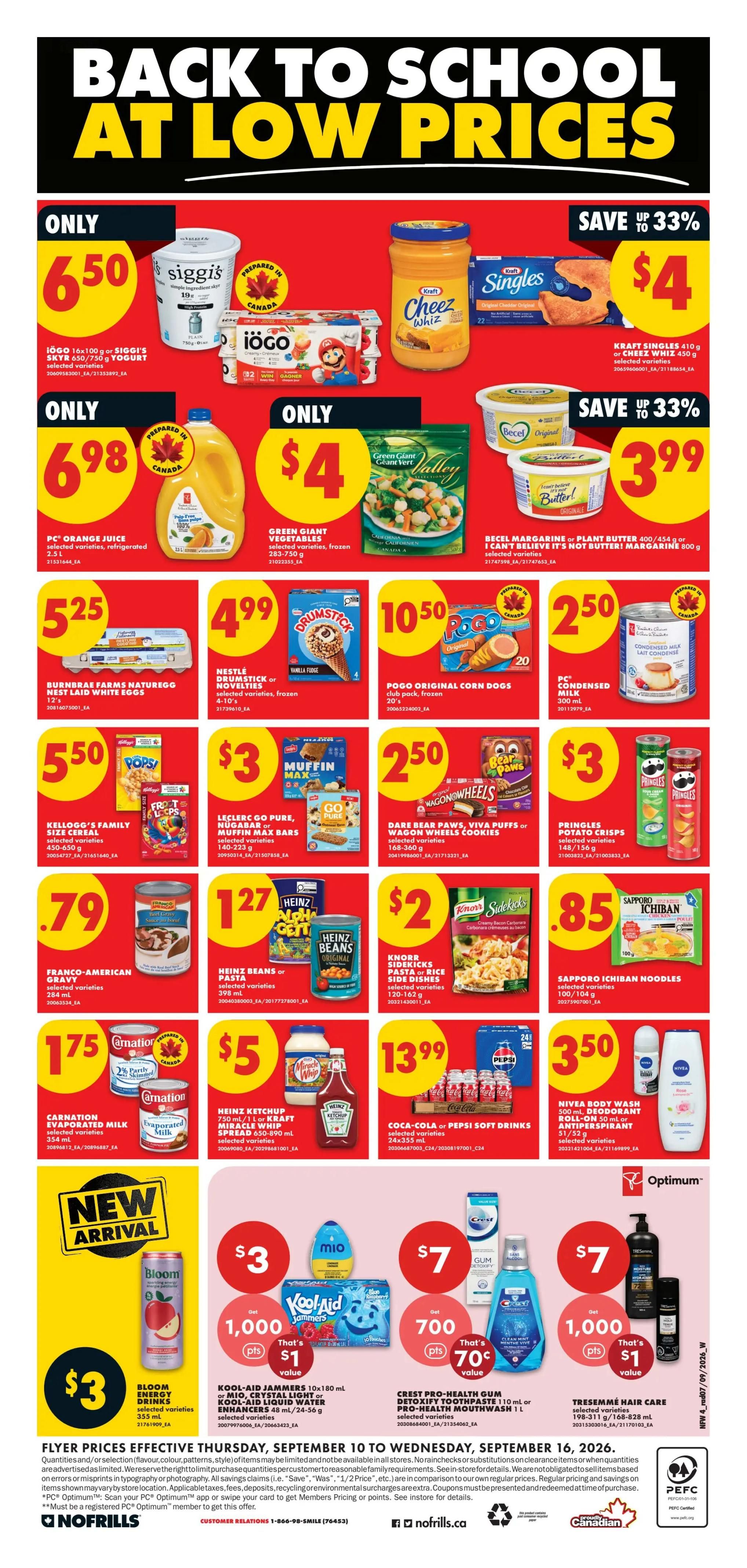 No Frills (West) Flyer September 10 to 16