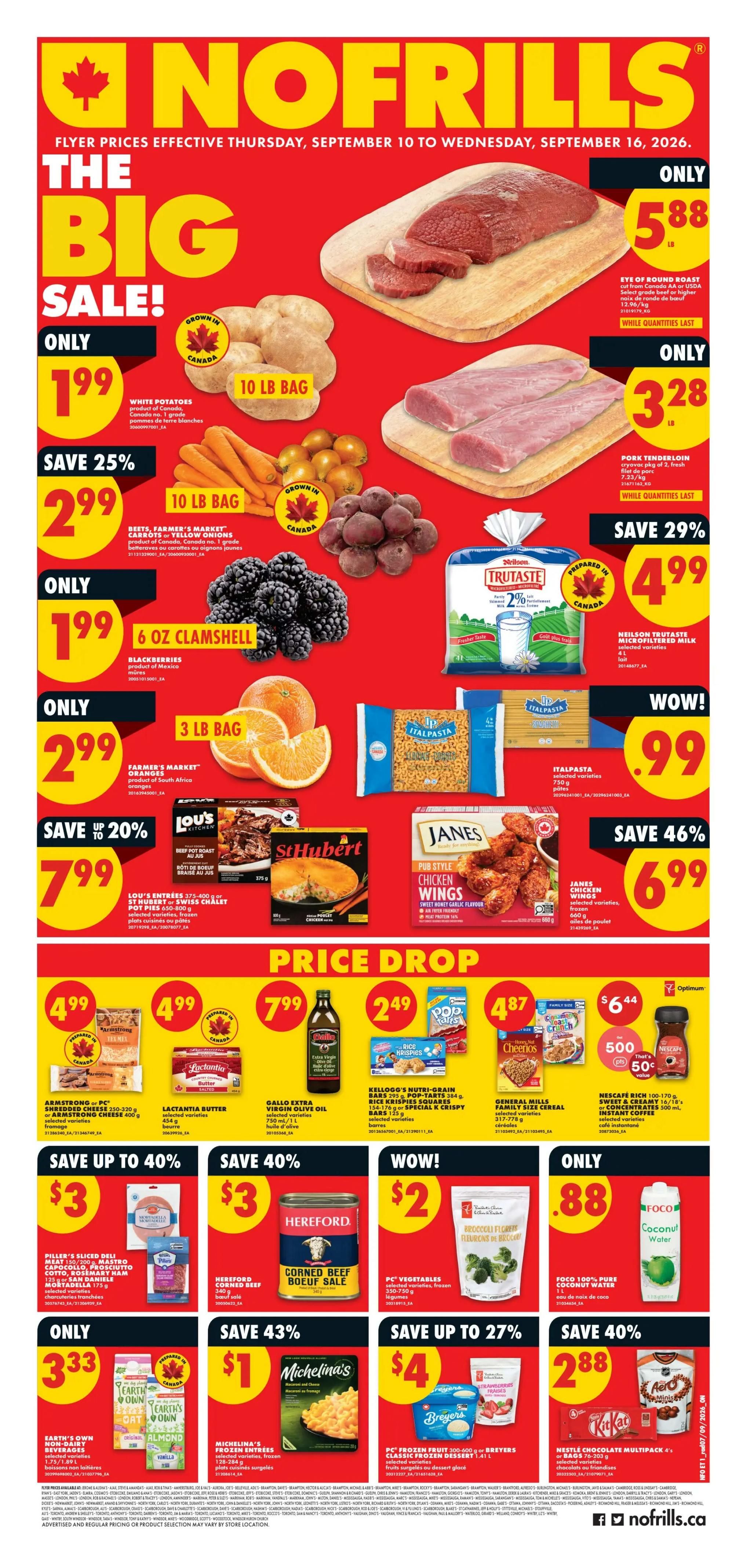No Frills (ON) Flyer September 10 to 16