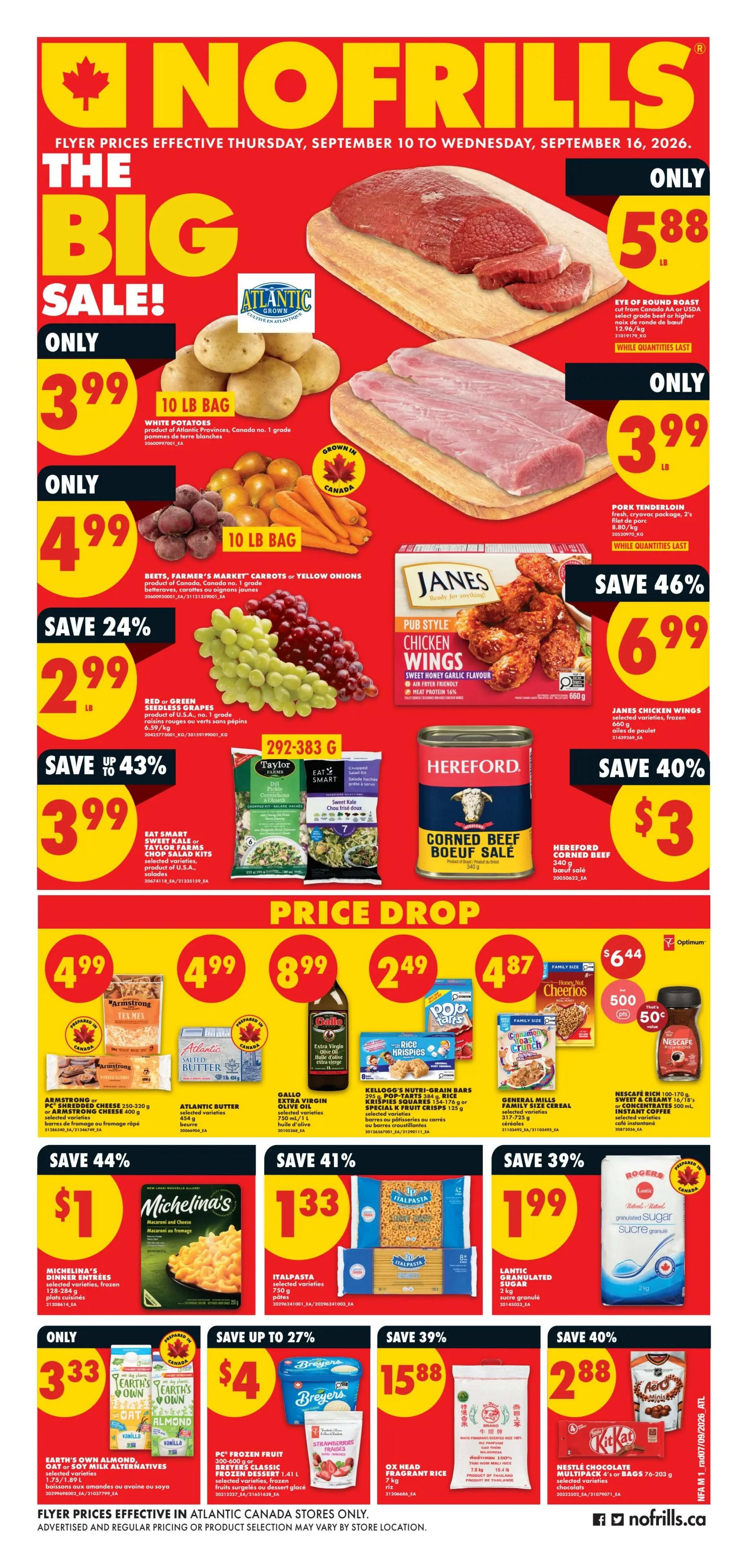 No Frills (Atlantic) Flyer September 10 to 16