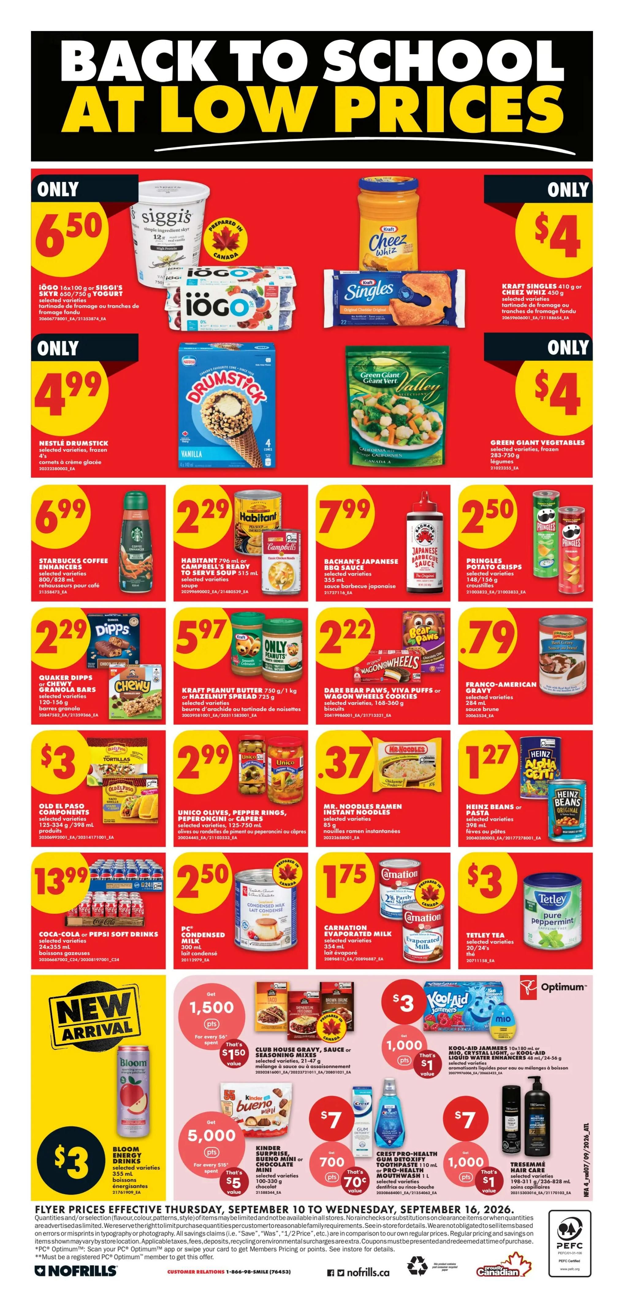 No Frills (Atlantic) Flyer September 10 to 16
