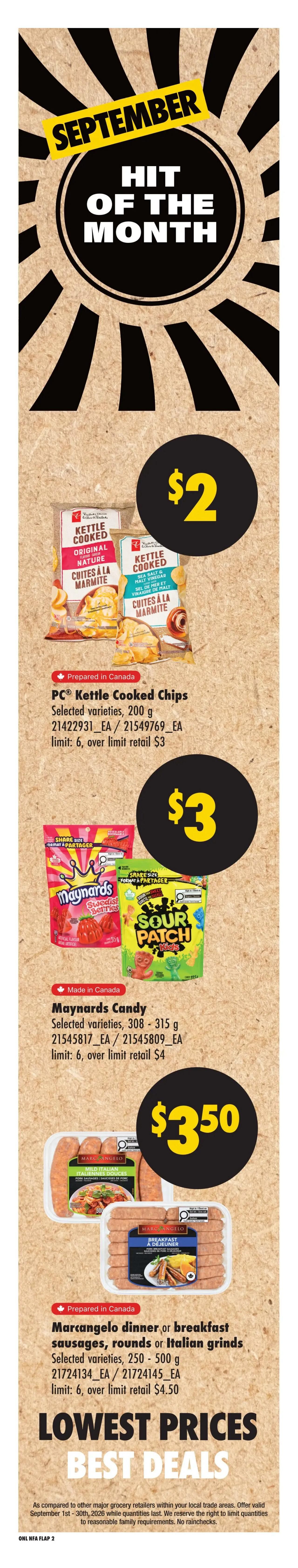 No Frills (Atlantic) Flyer September 10 to 16