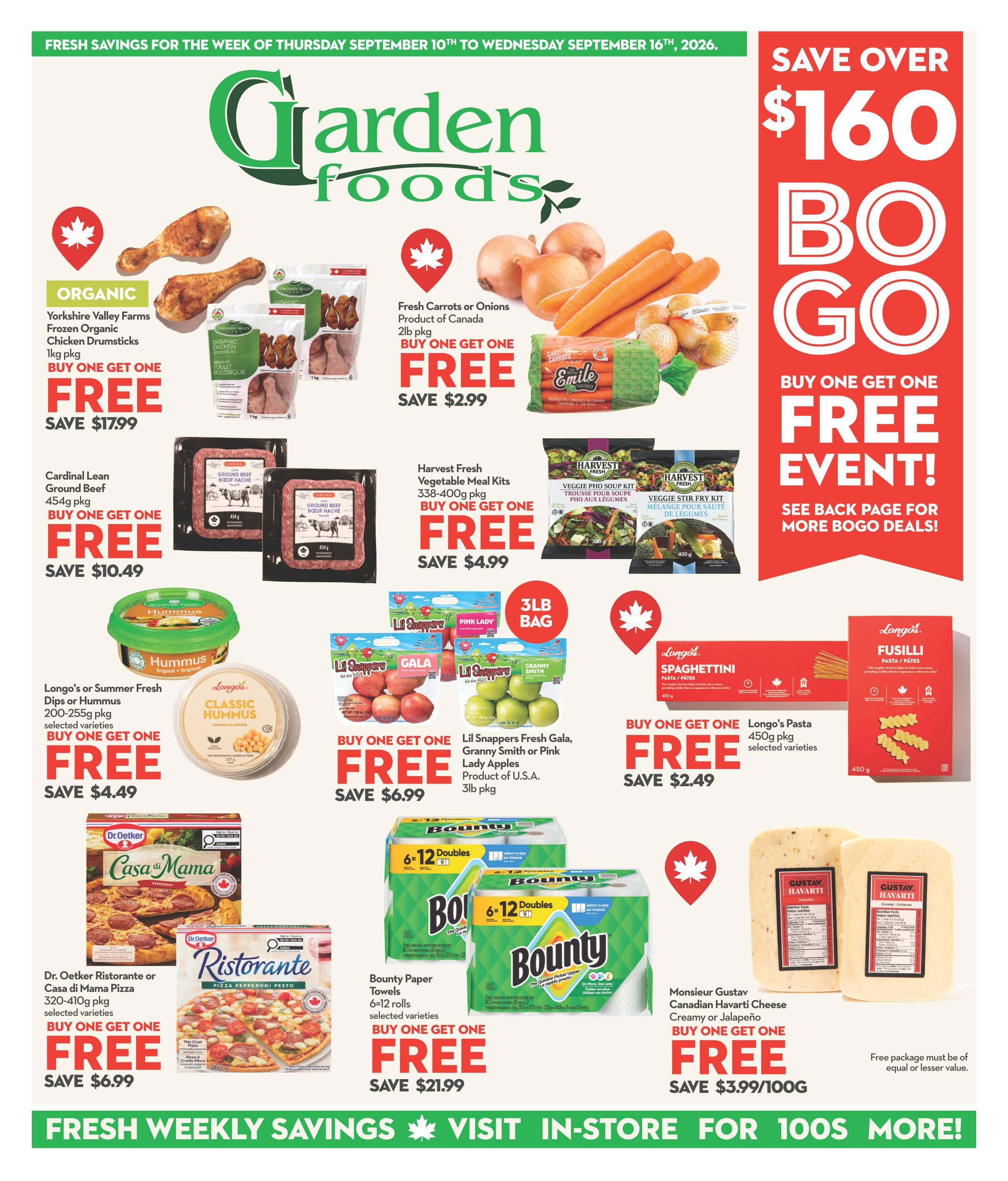 Garden Foods Flyer September 10 to 16
