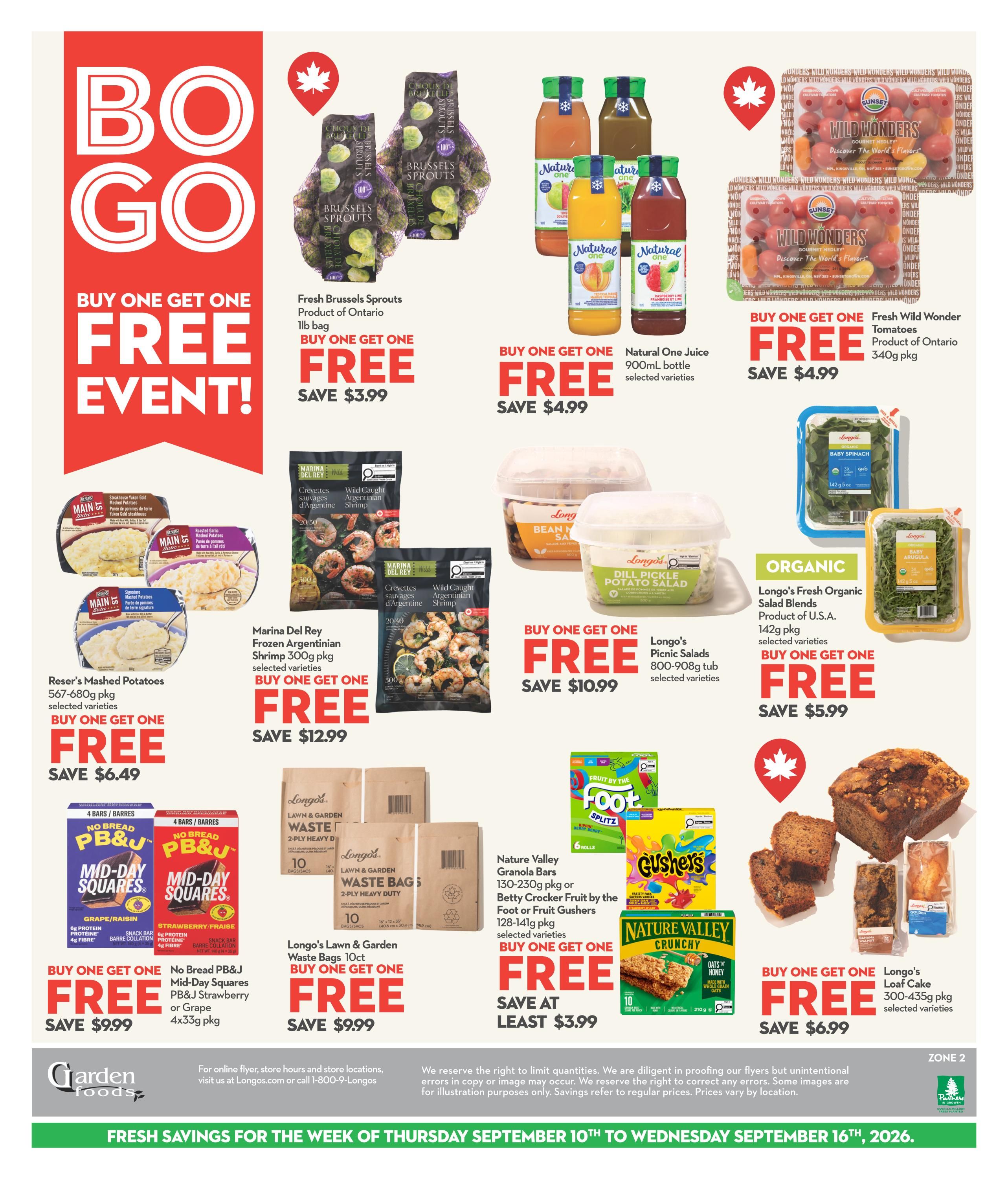 Garden Foods Flyer September 10 to 16