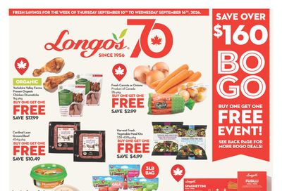Longo's Flyer September 10 to 16