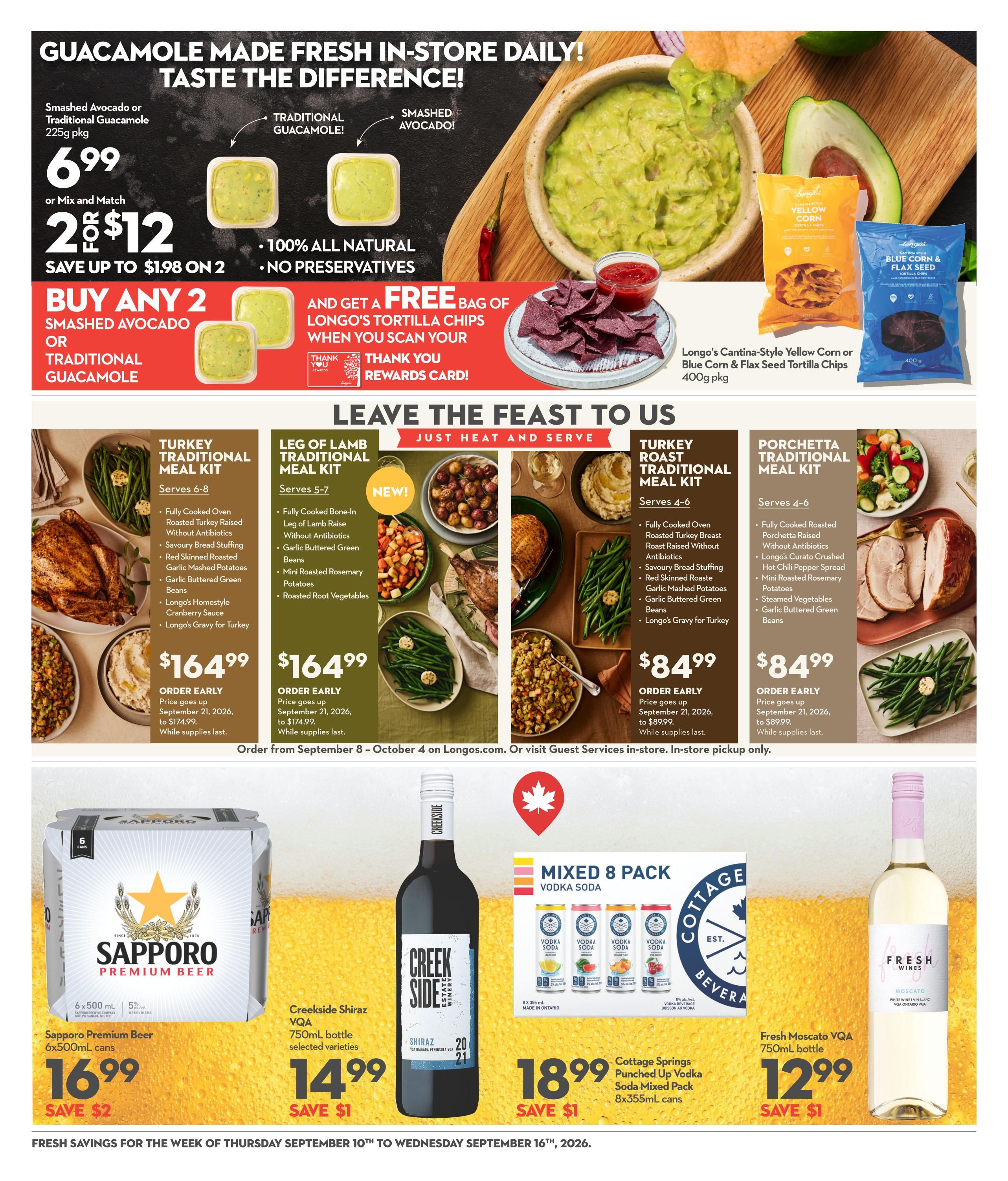 Longo's Flyer September 10 to 16
