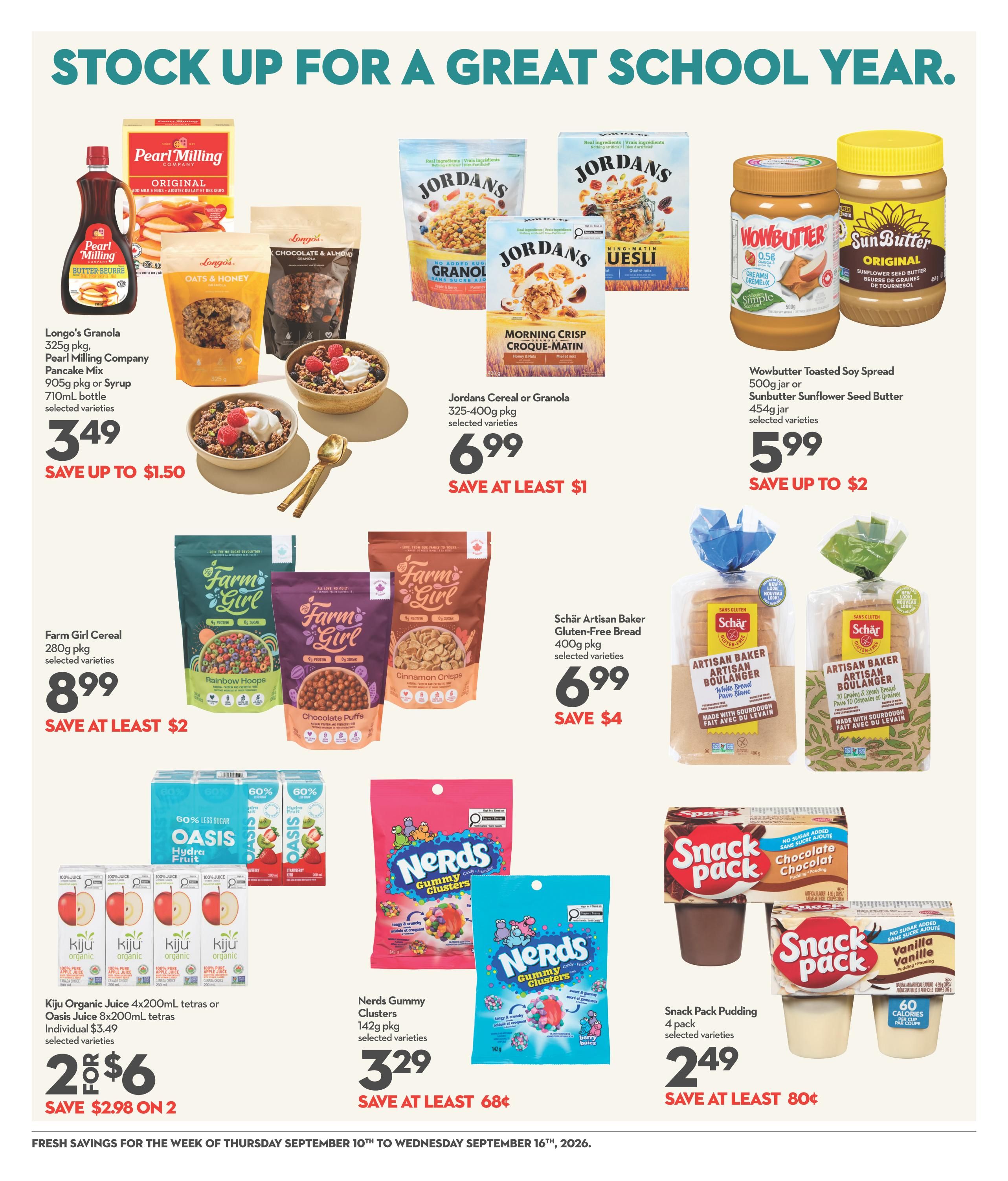 Longo's Flyer September 10 to 16