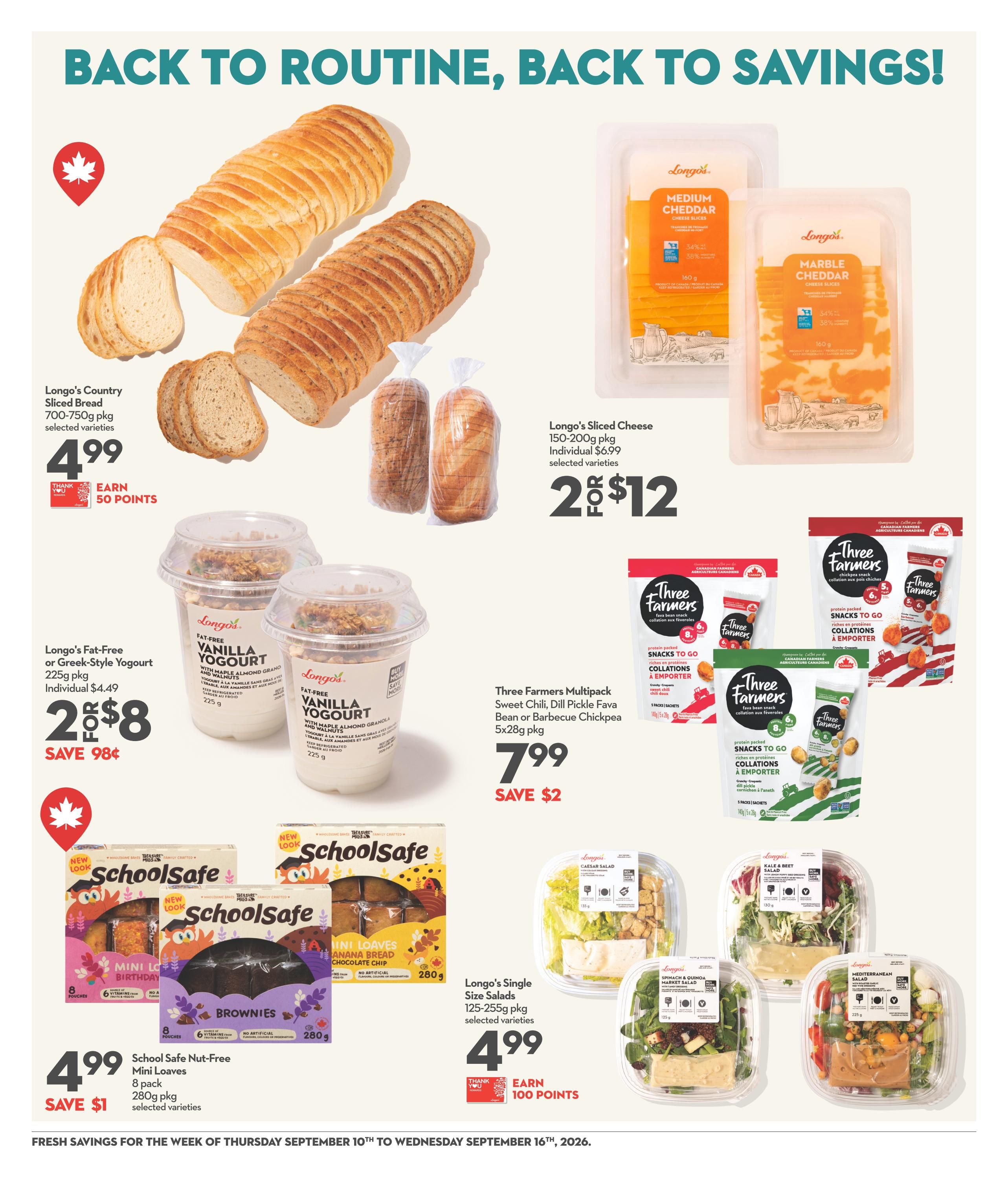 Longo's Flyer September 10 to 16