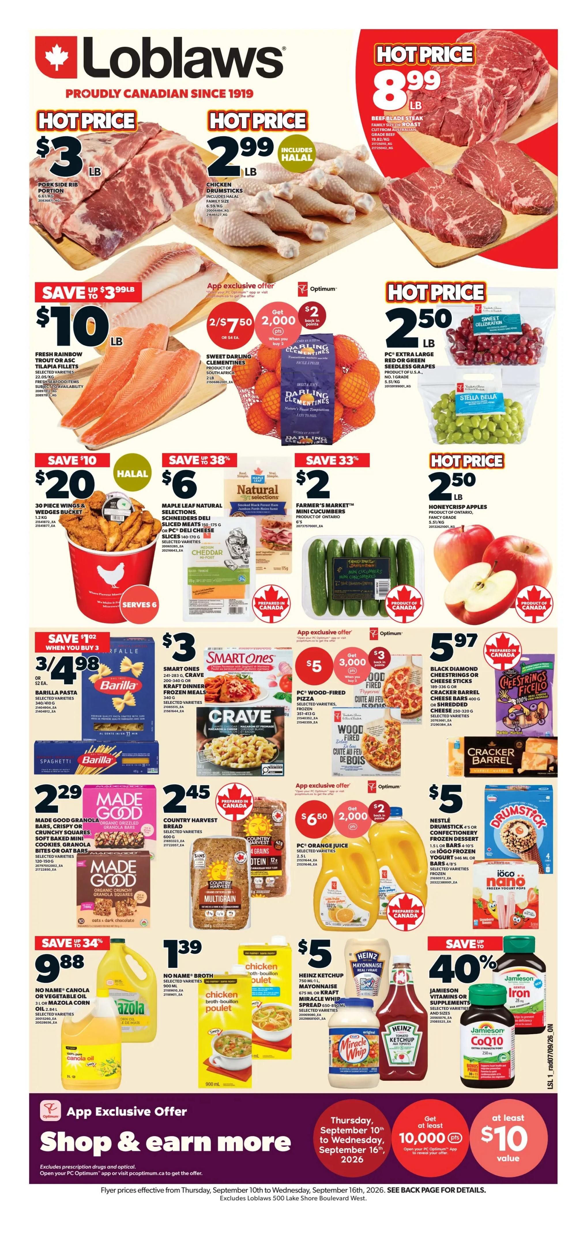 Loblaws (ON) Flyer September 10 to 16