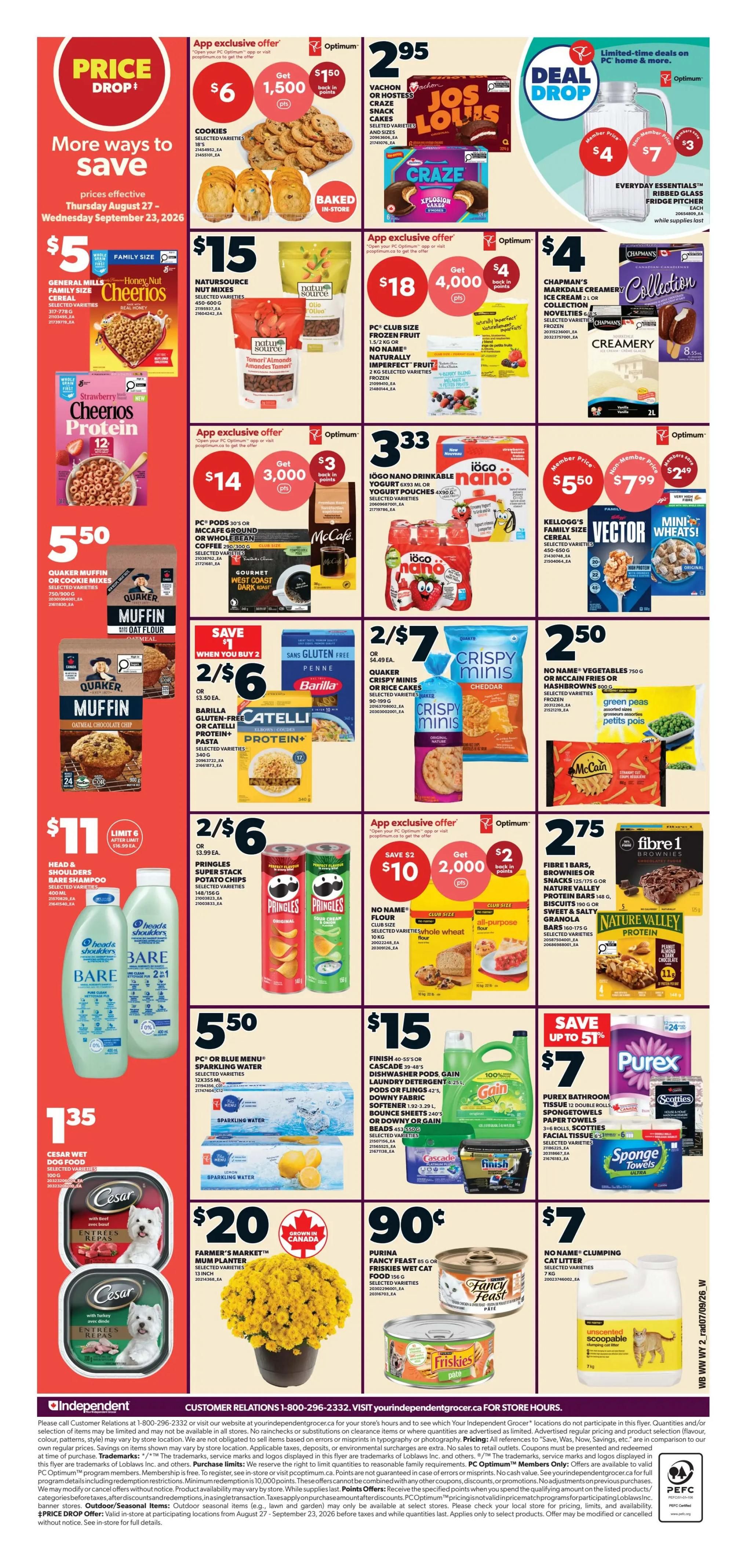 Independent Grocer (West) Flyer September 10 to 16