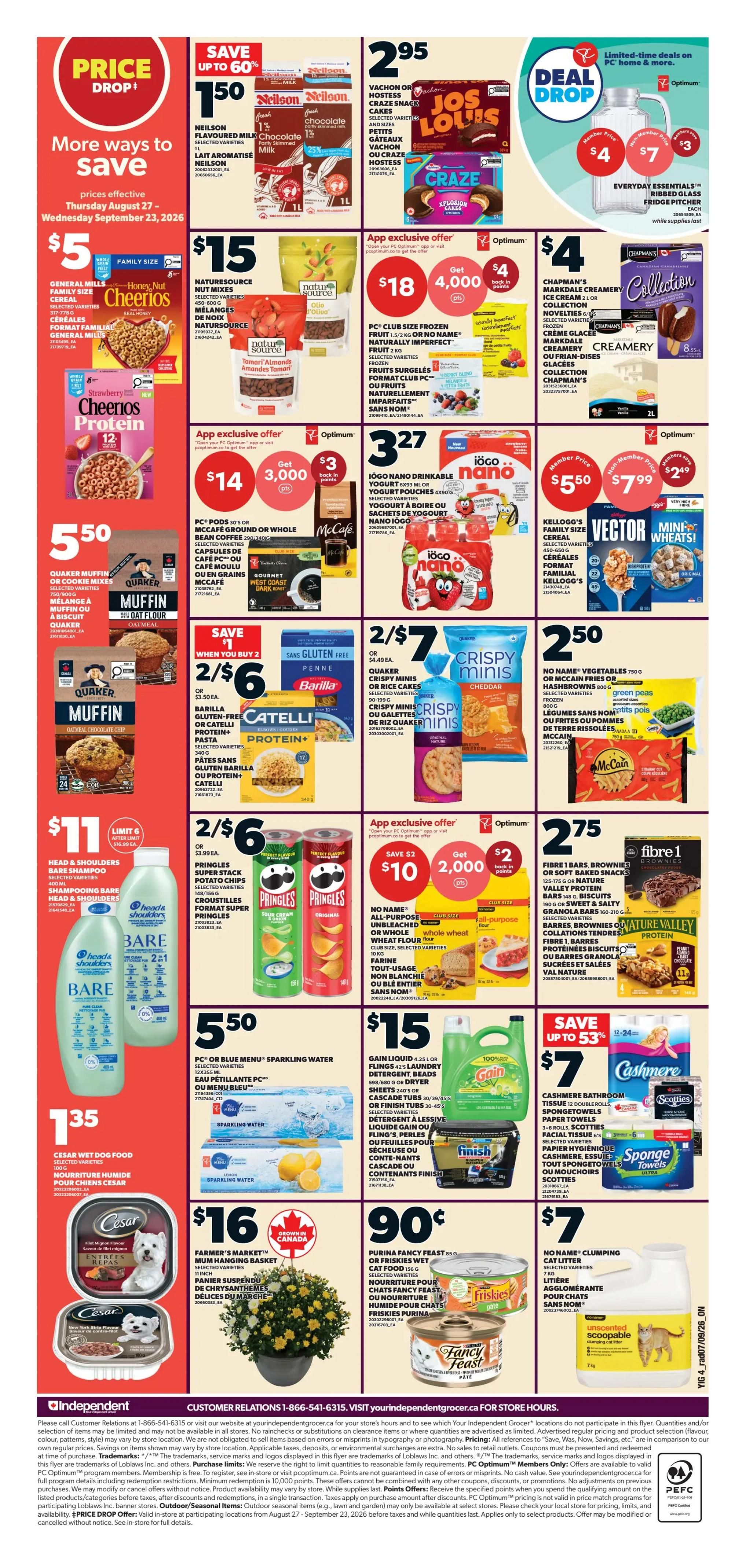 Independent Grocer (ON) Flyer September 10 to 16