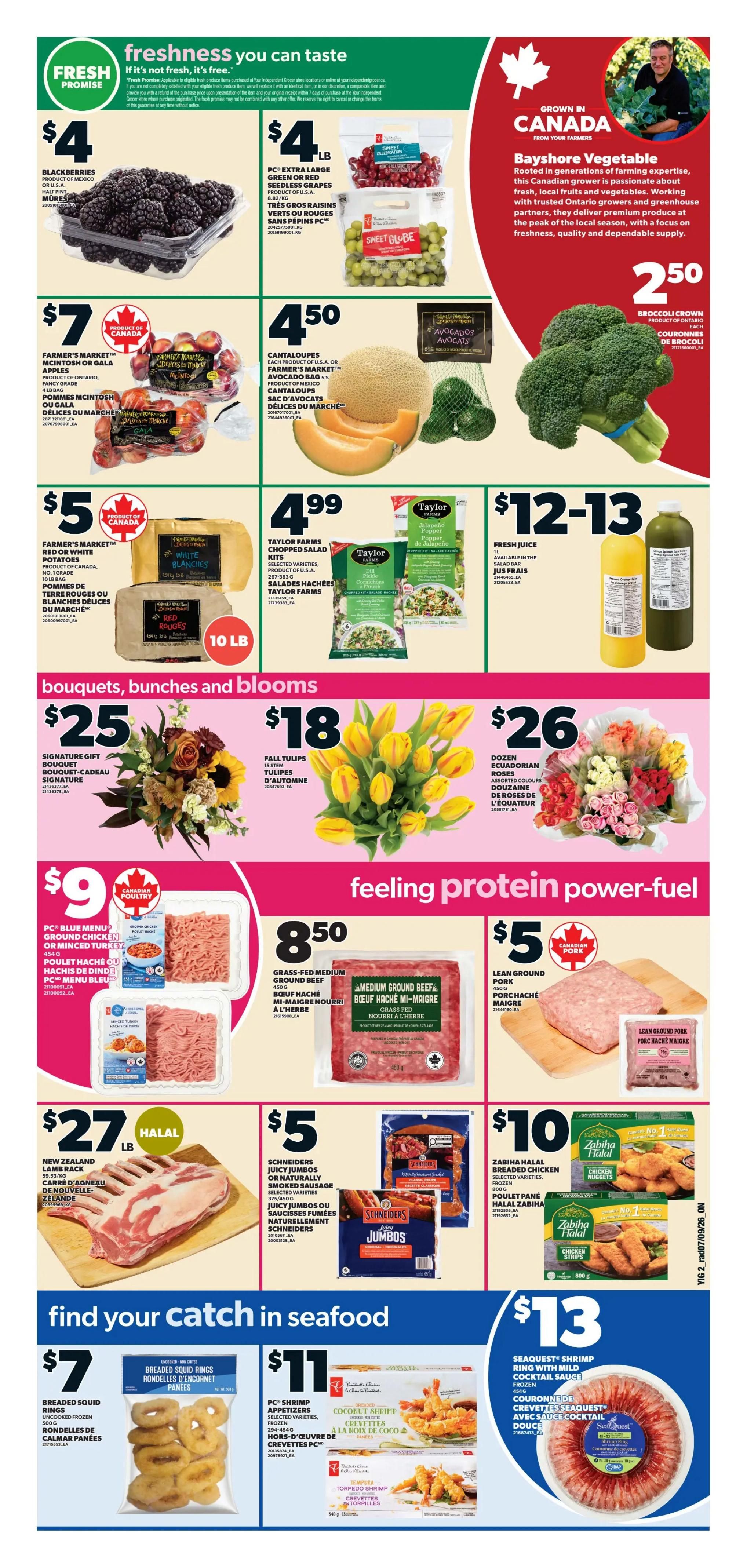 Independent Grocer (ON) Flyer September 10 to 16