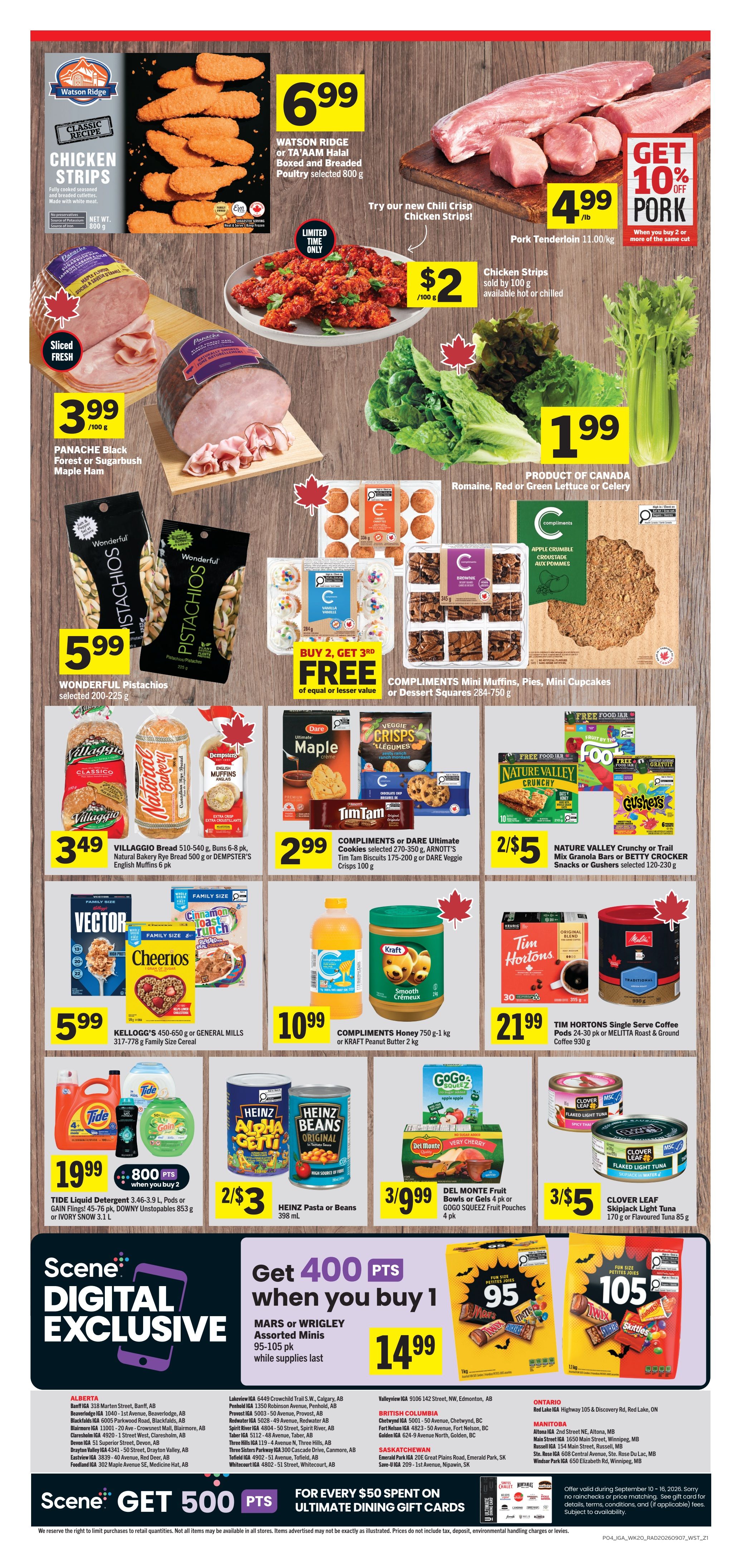 IGA (West) Flyer September 10 to 16