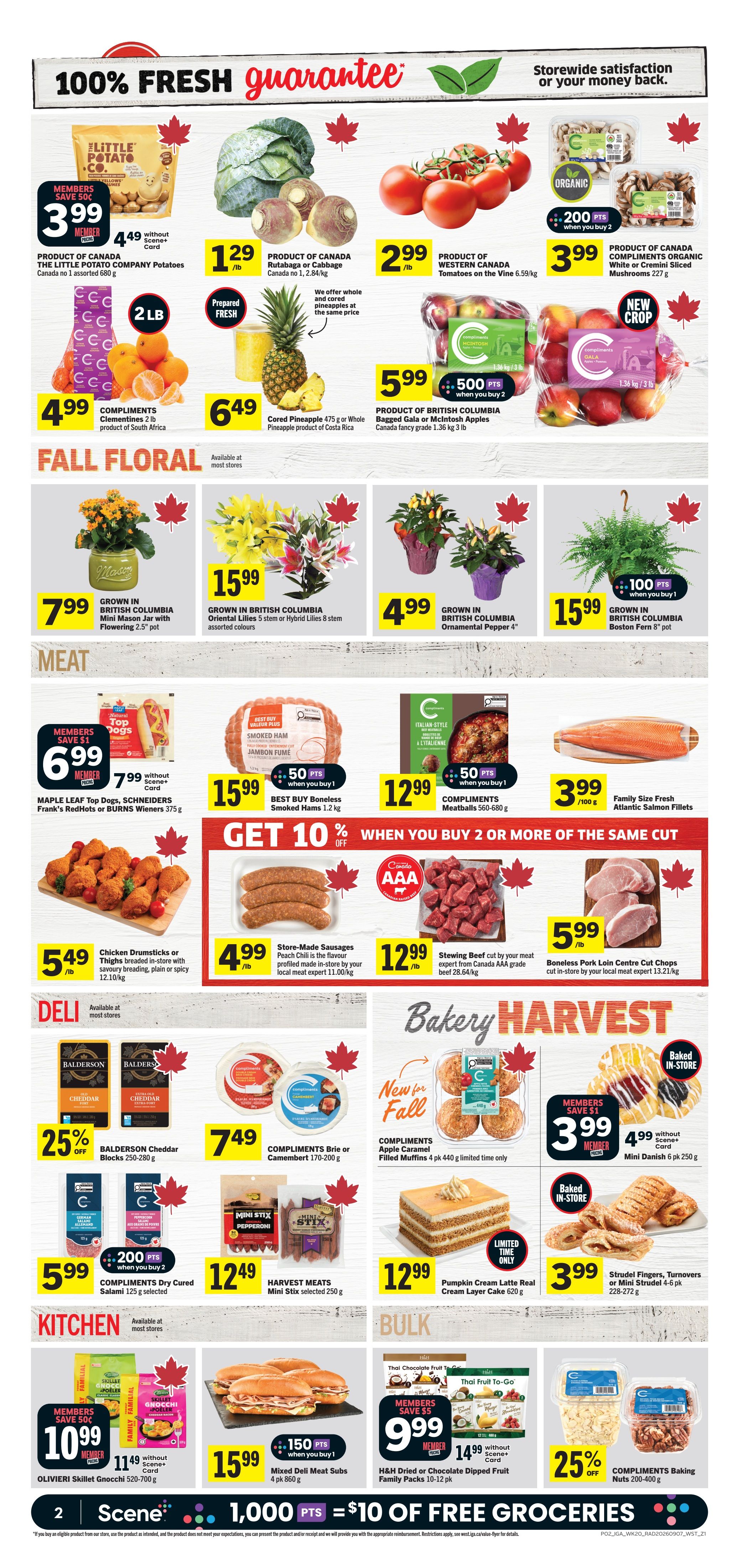 IGA (West) Flyer September 10 to 16
