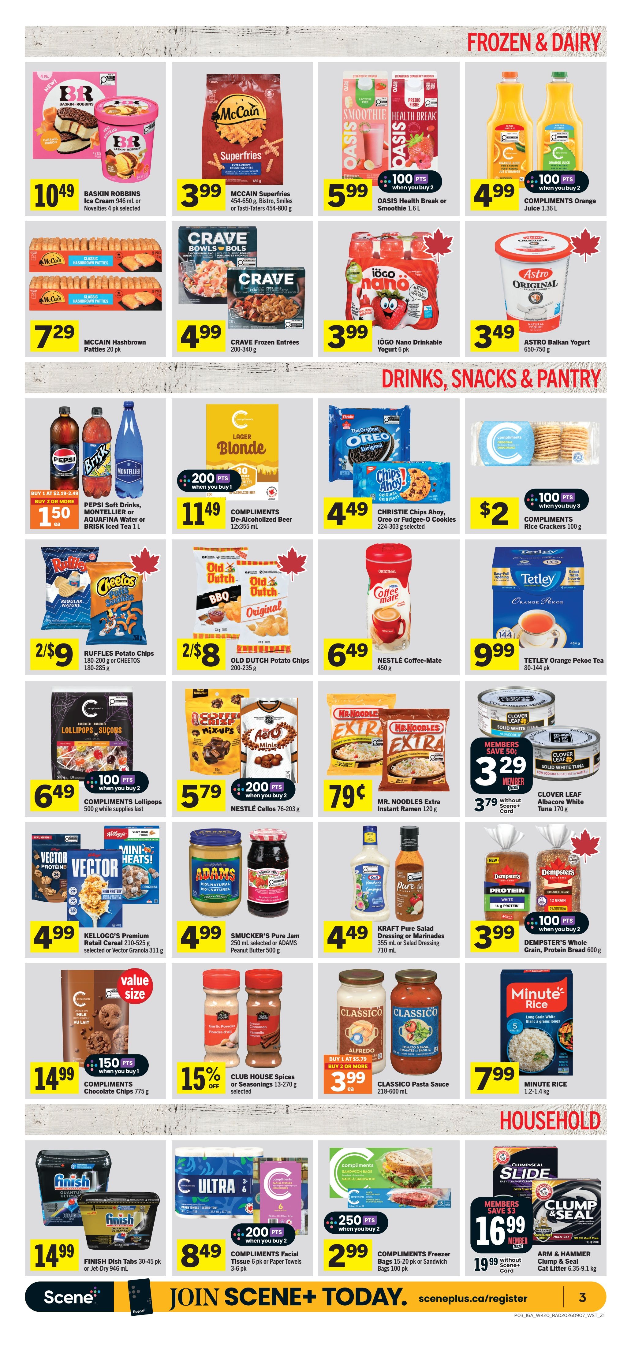 IGA (West) Flyer September 10 to 16