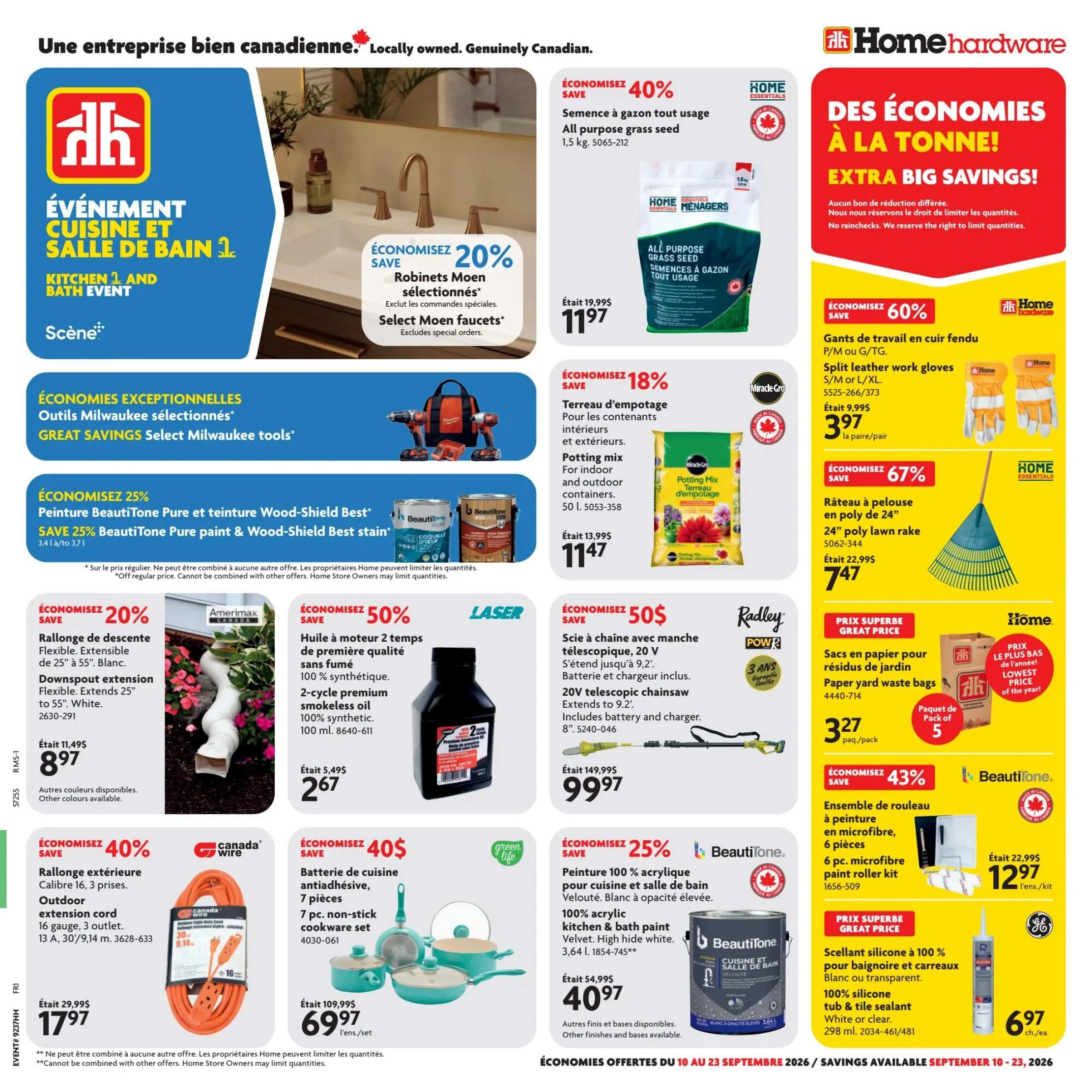 Home Hardware (QC) Flyer September 10 to 23