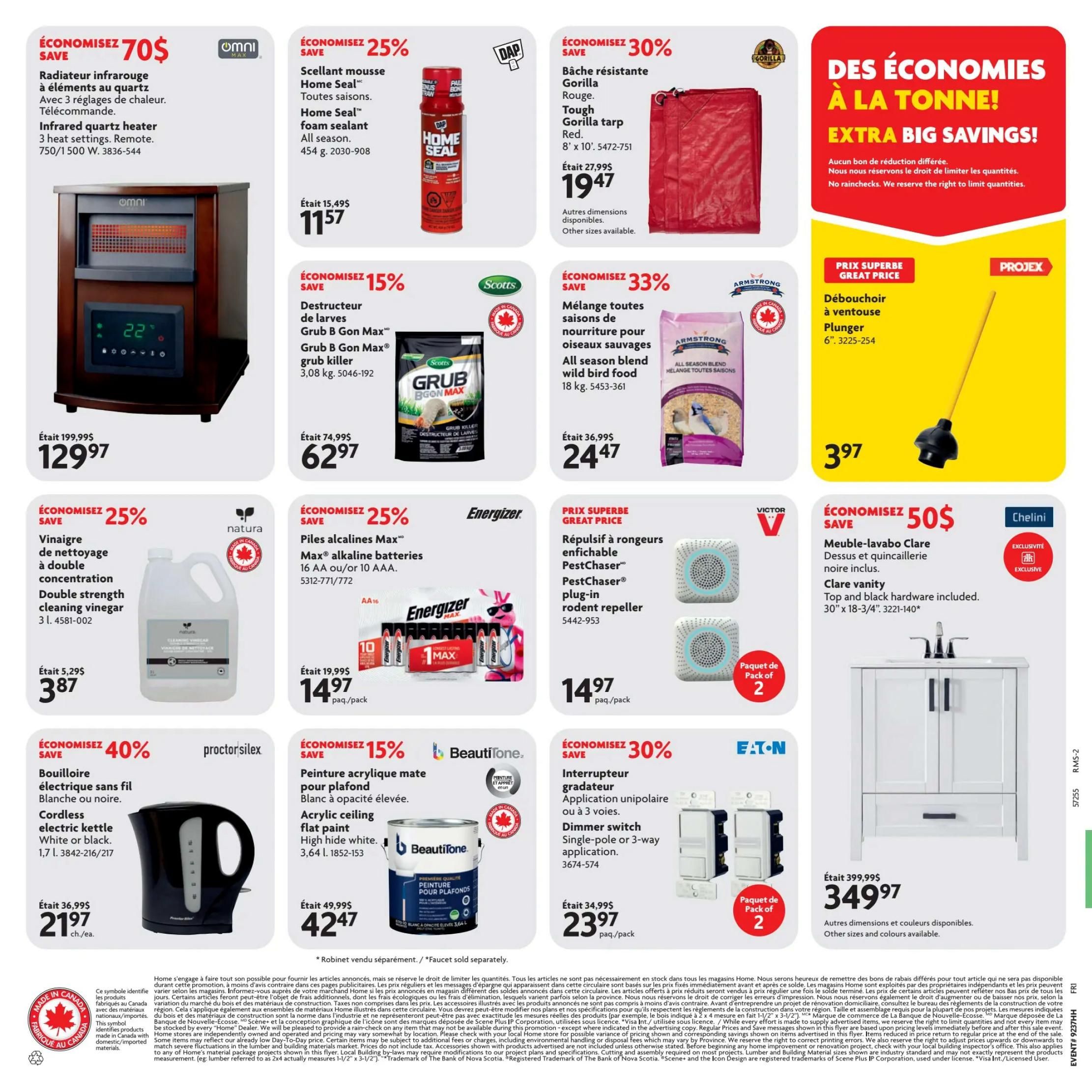 Home Hardware (QC) Flyer September 10 to 23