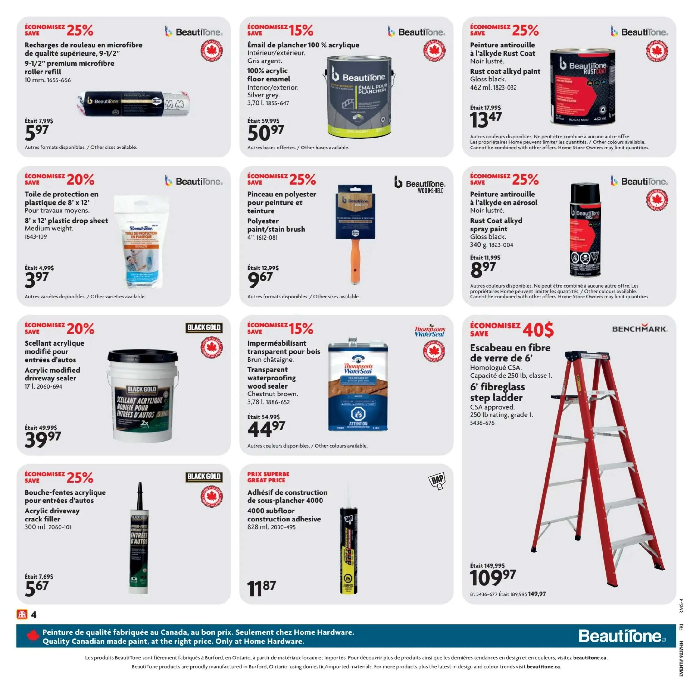Home Hardware (QC) Flyer September 10 to 23