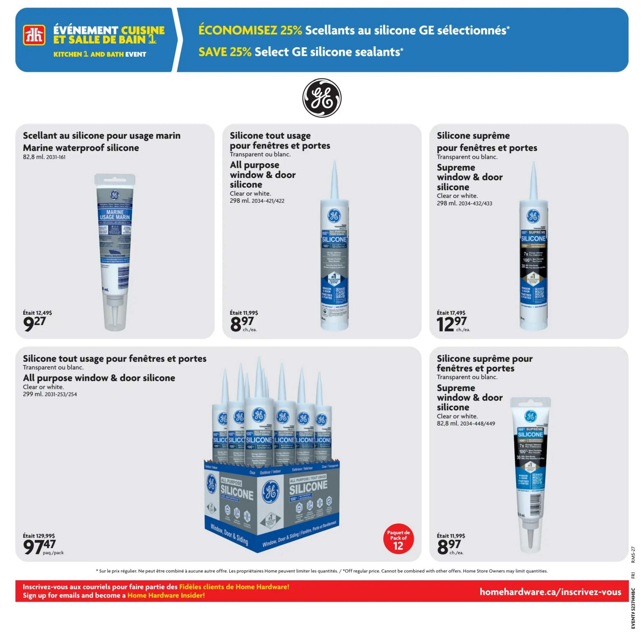 Home Hardware (QC) Flyer September 10 to 23