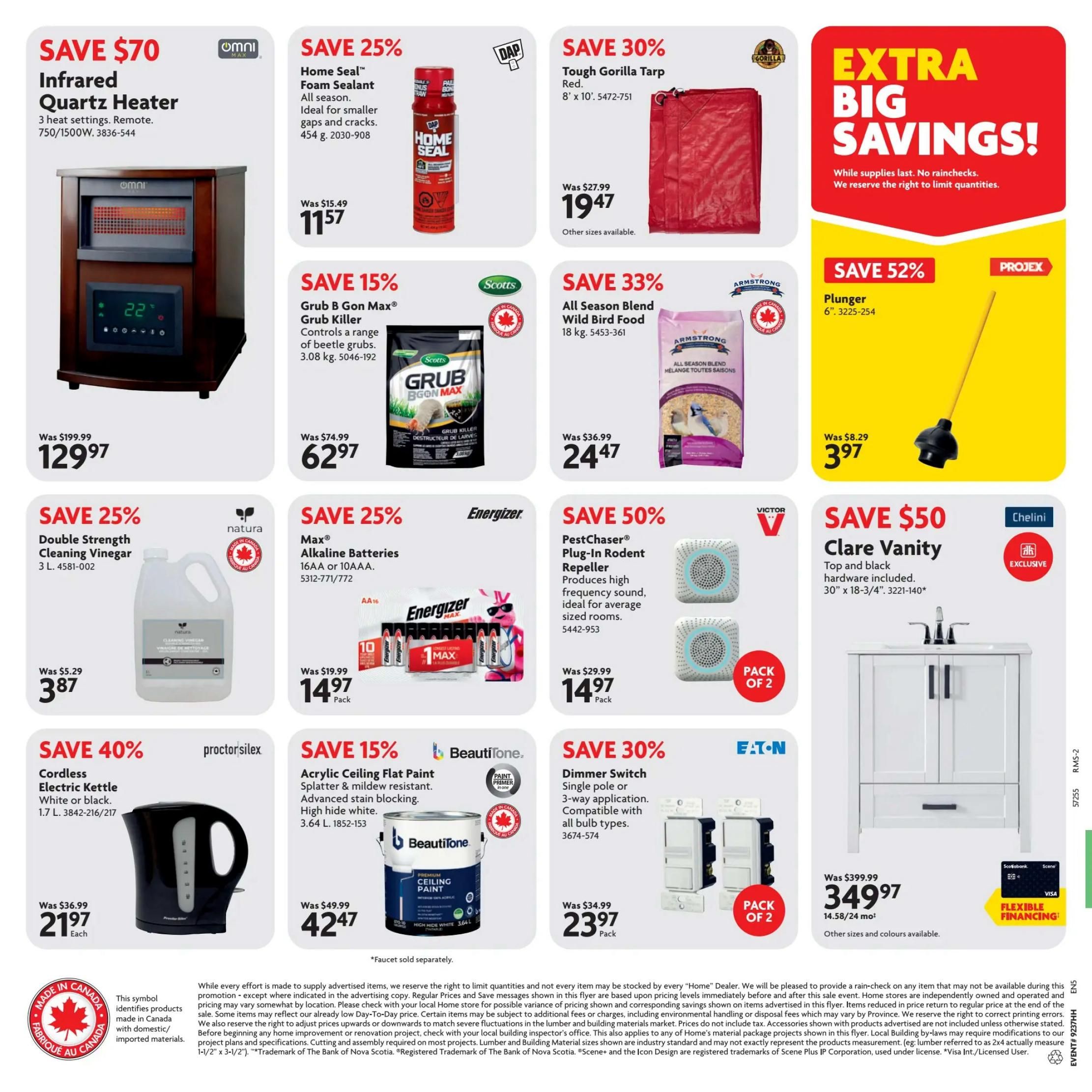 Home Hardware (BC) Flyer September 10 to 23