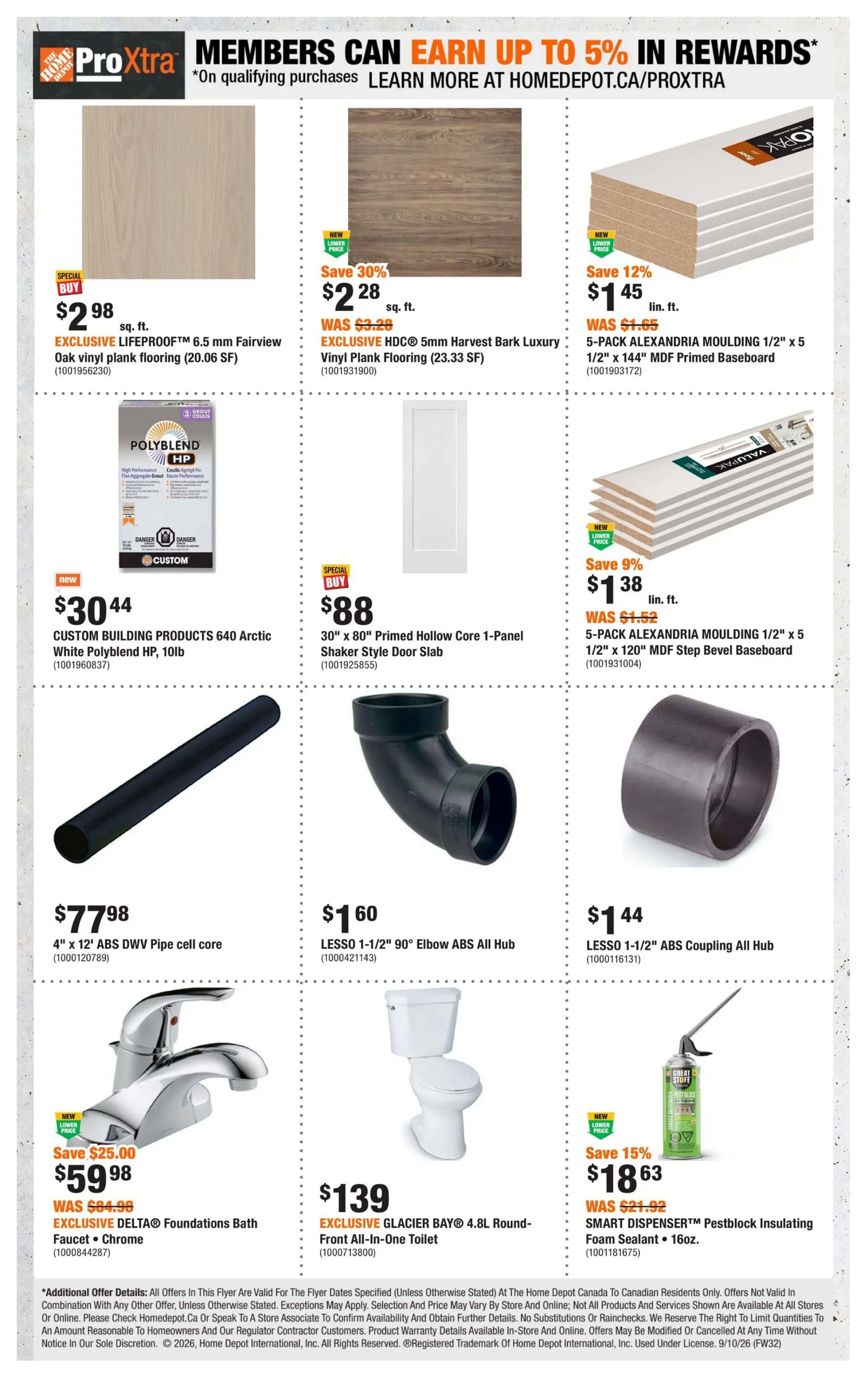 Home Depot (BC) Flyer September 10 to 23