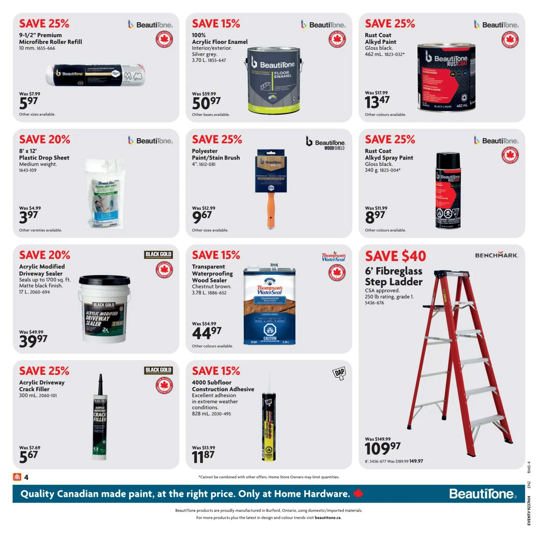 Home Hardware (Atlantic) Flyer September 10 to 23