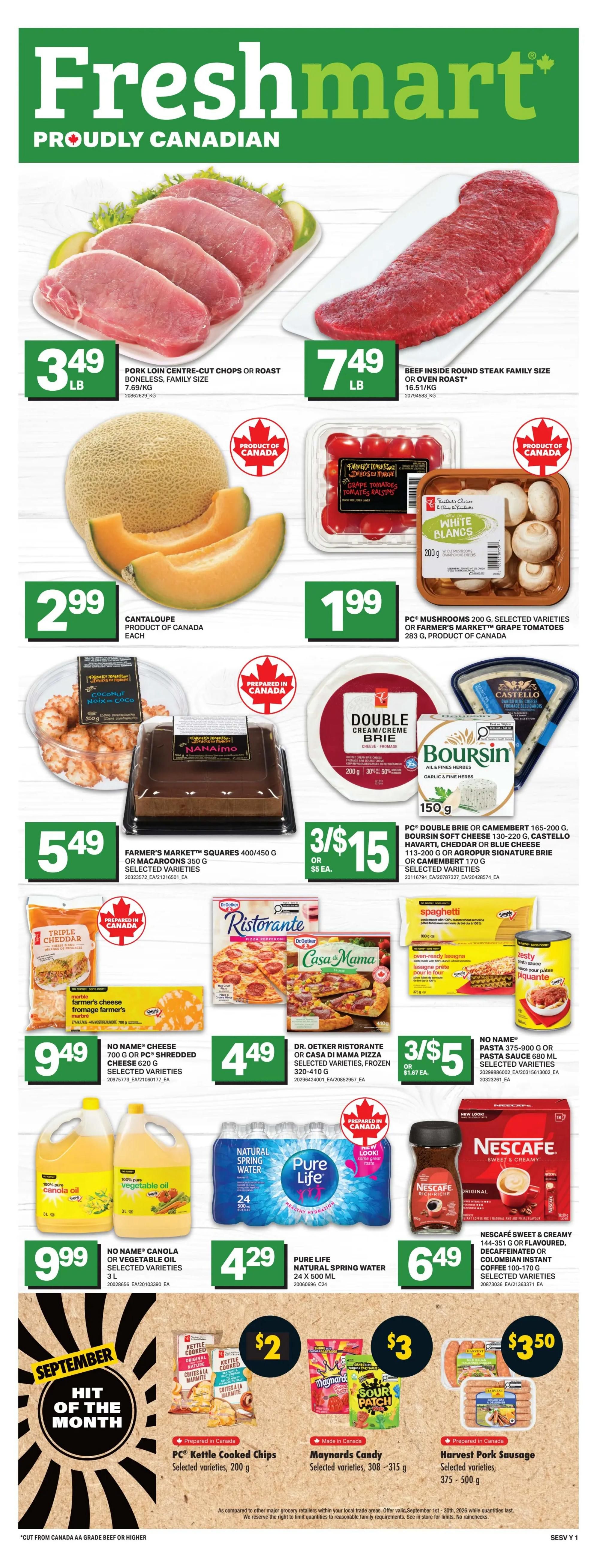 Freshmart (West) Flyer September 10 to 16