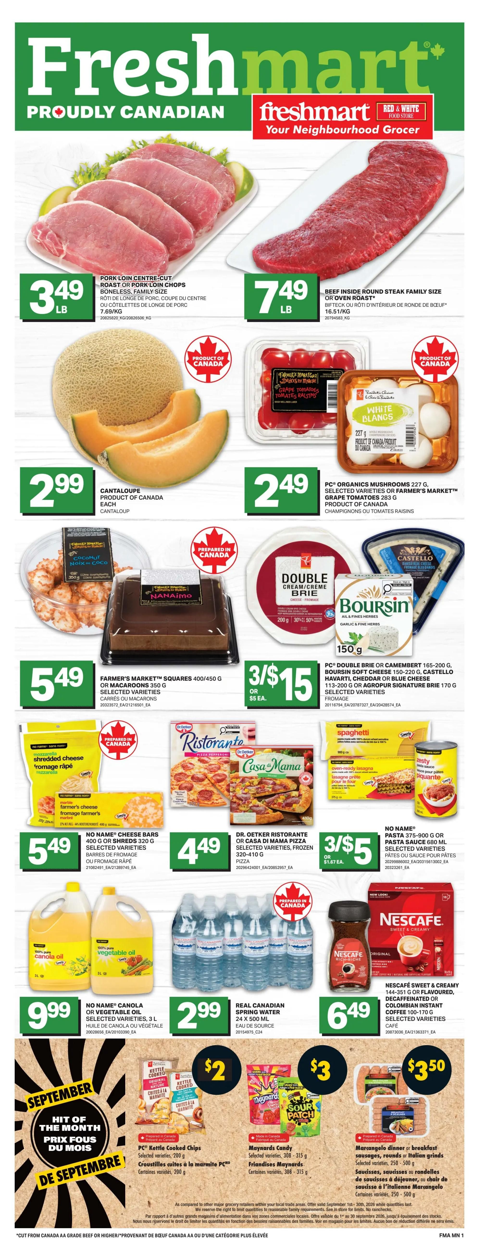 Freshmart (Atlantic) Flyer September 10 to 16
