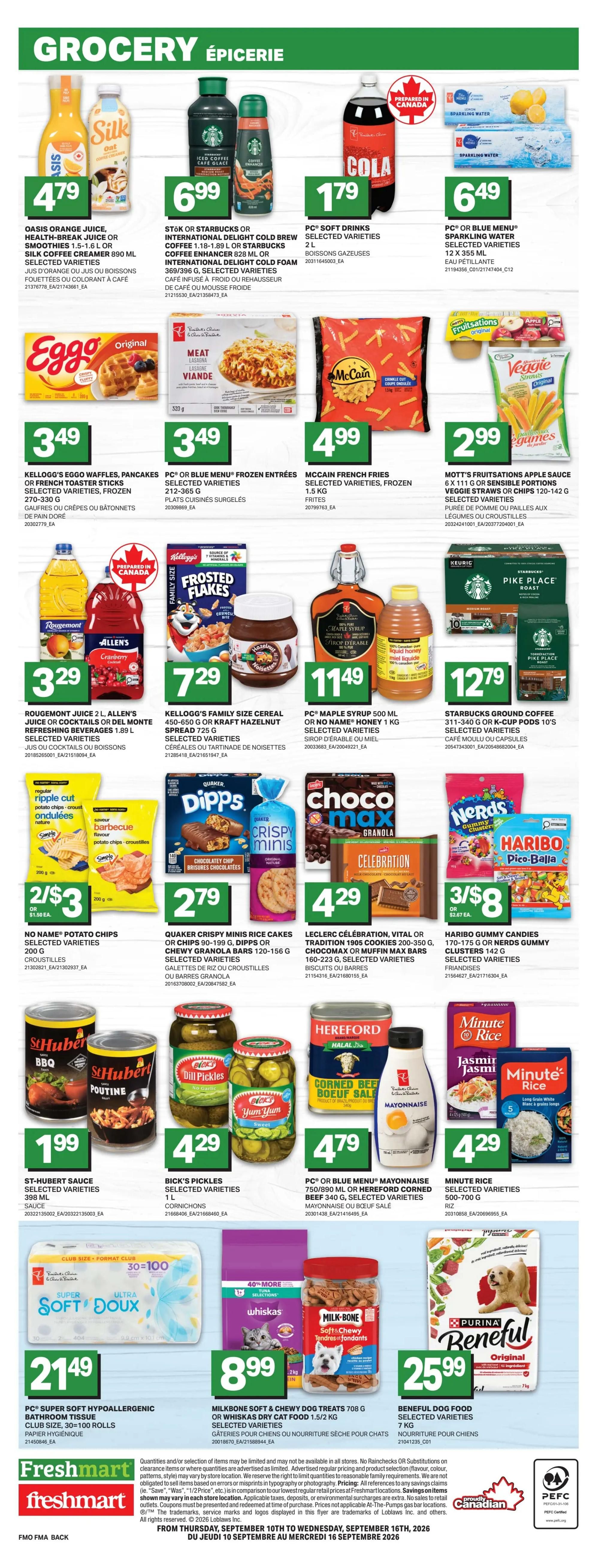 Freshmart (Atlantic) Flyer September 10 to 16