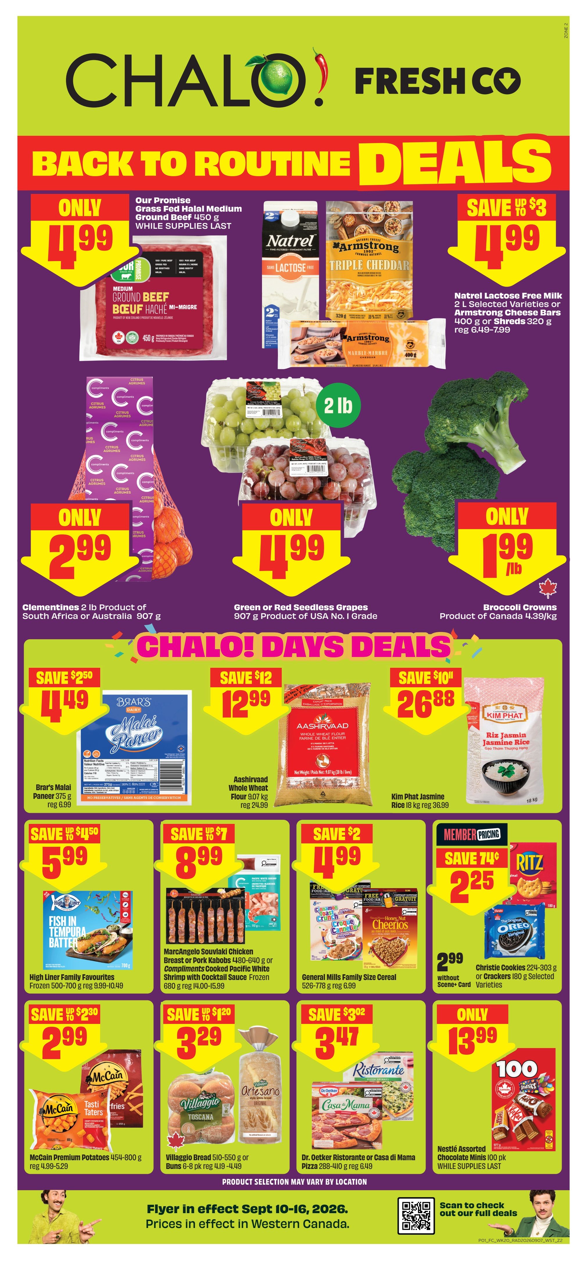 Chalo! FreshCo (West) Flyer September 10 to 16