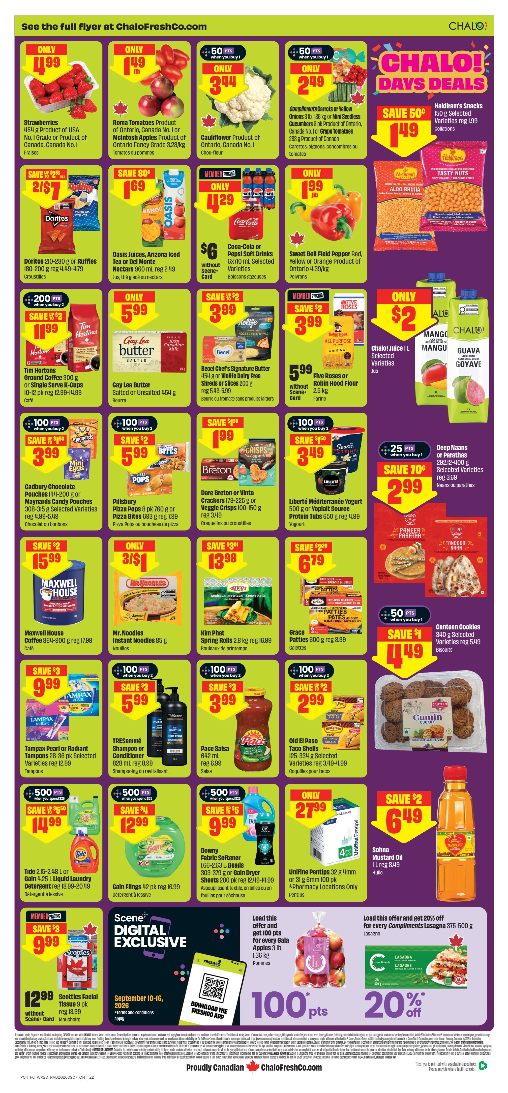 Chalo! FreshCo (ON) Flyer September 10 to 16