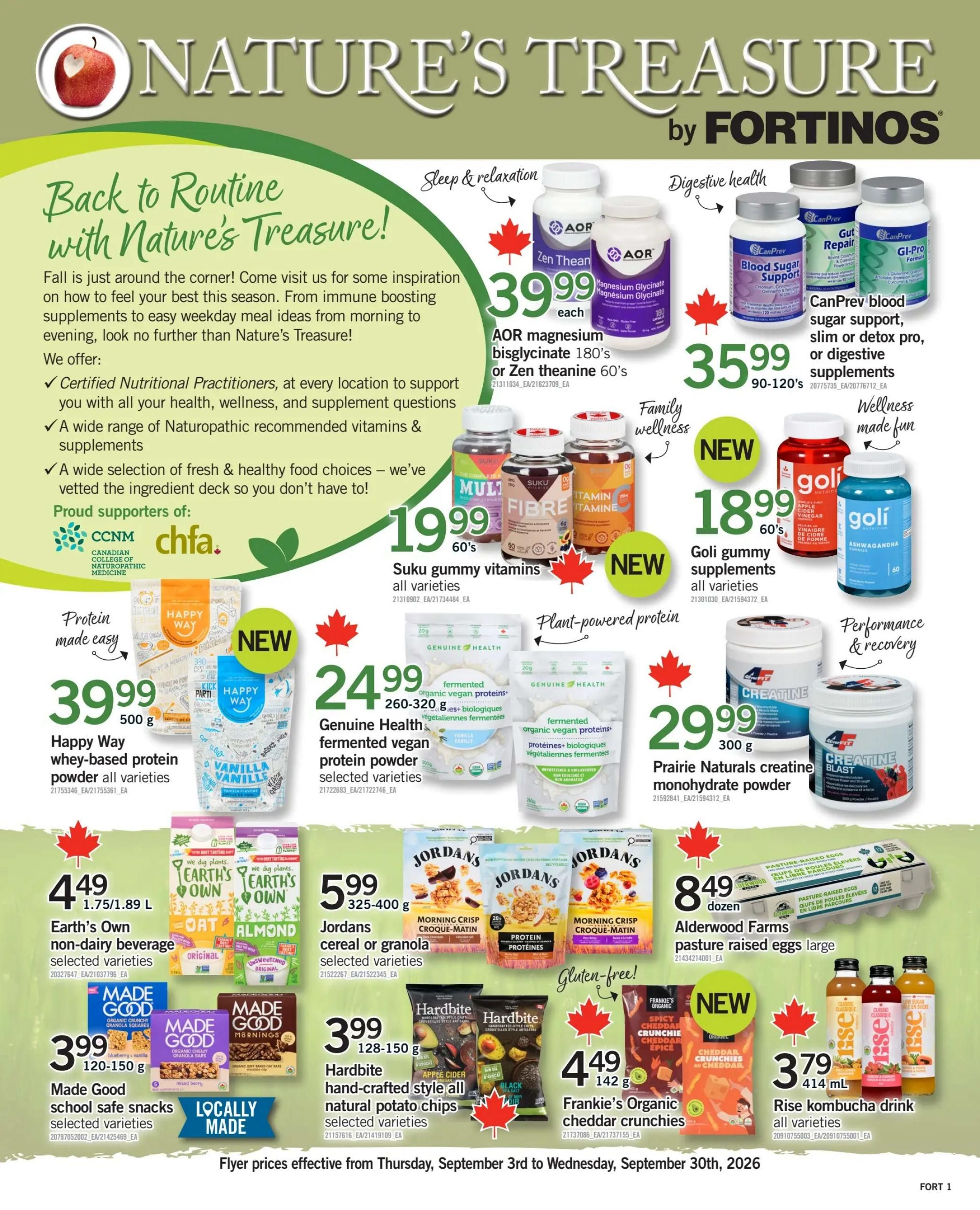 Fortinos Flyer September 10 to 16
