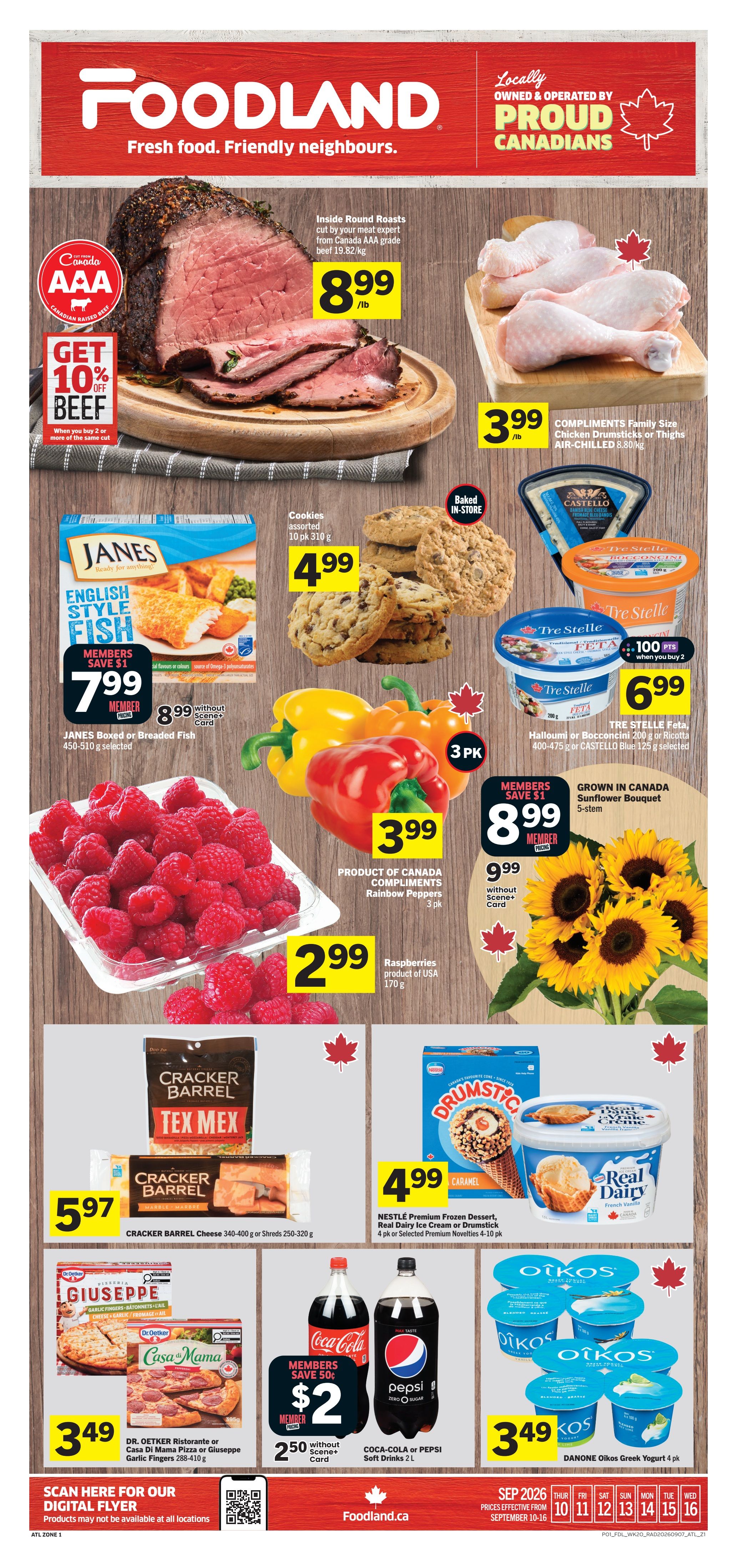 Foodland (Atlantic) Flyer September 10 to 16