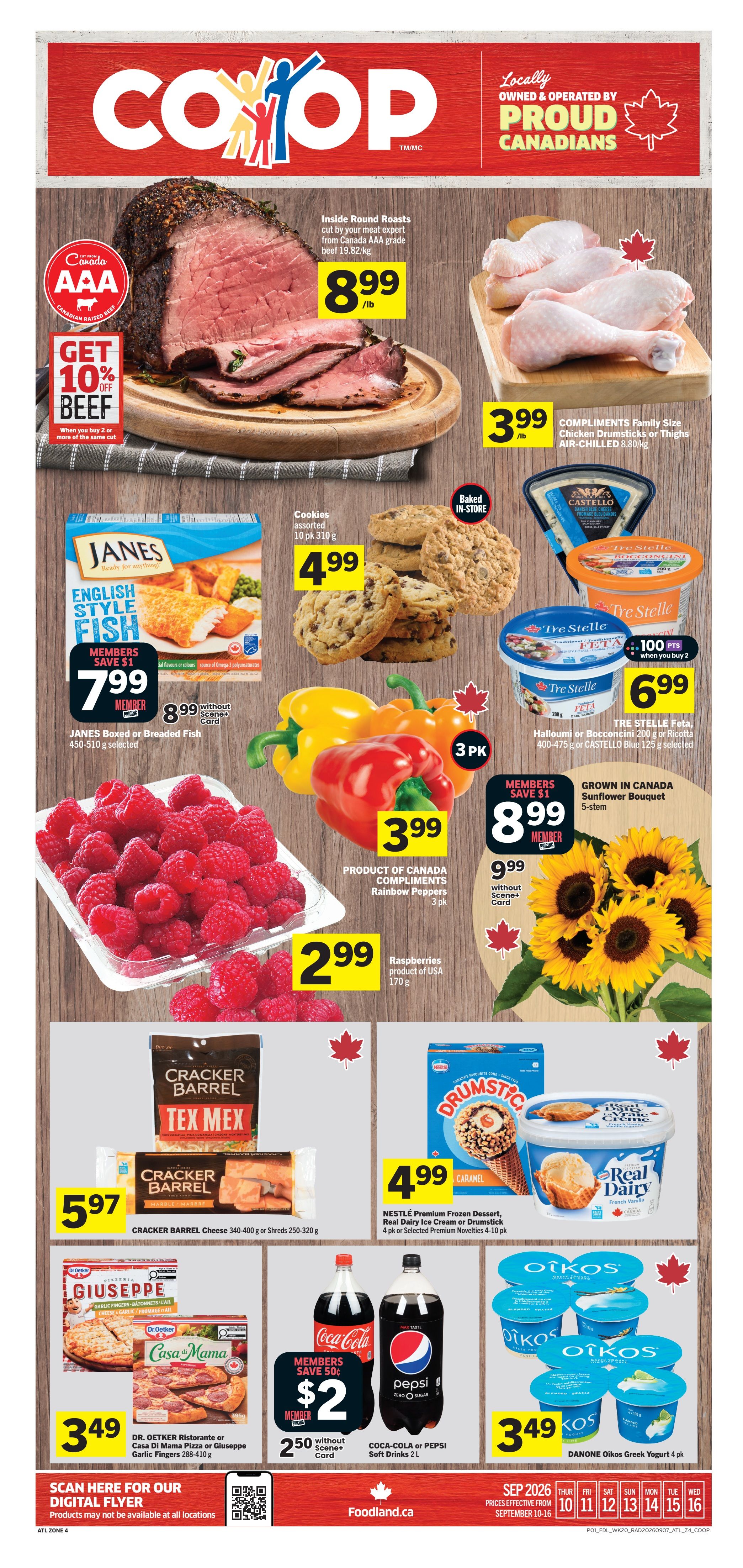 Foodland Co-op Flyer September 10 to 16