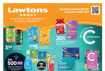 Lawtons Drugs (NS) Flyer September 11 to 17