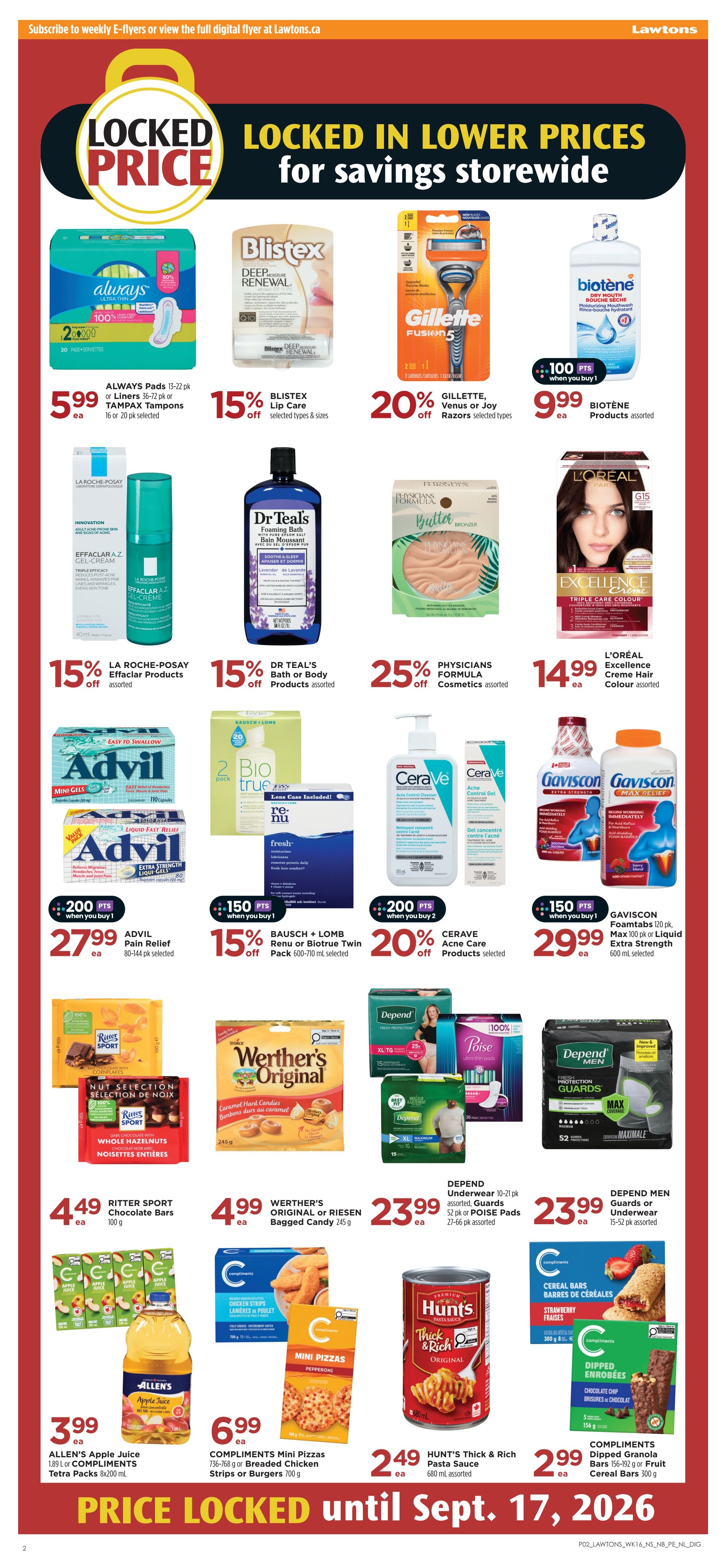 Lawtons Drugs (NS) Flyer September 11 to 17