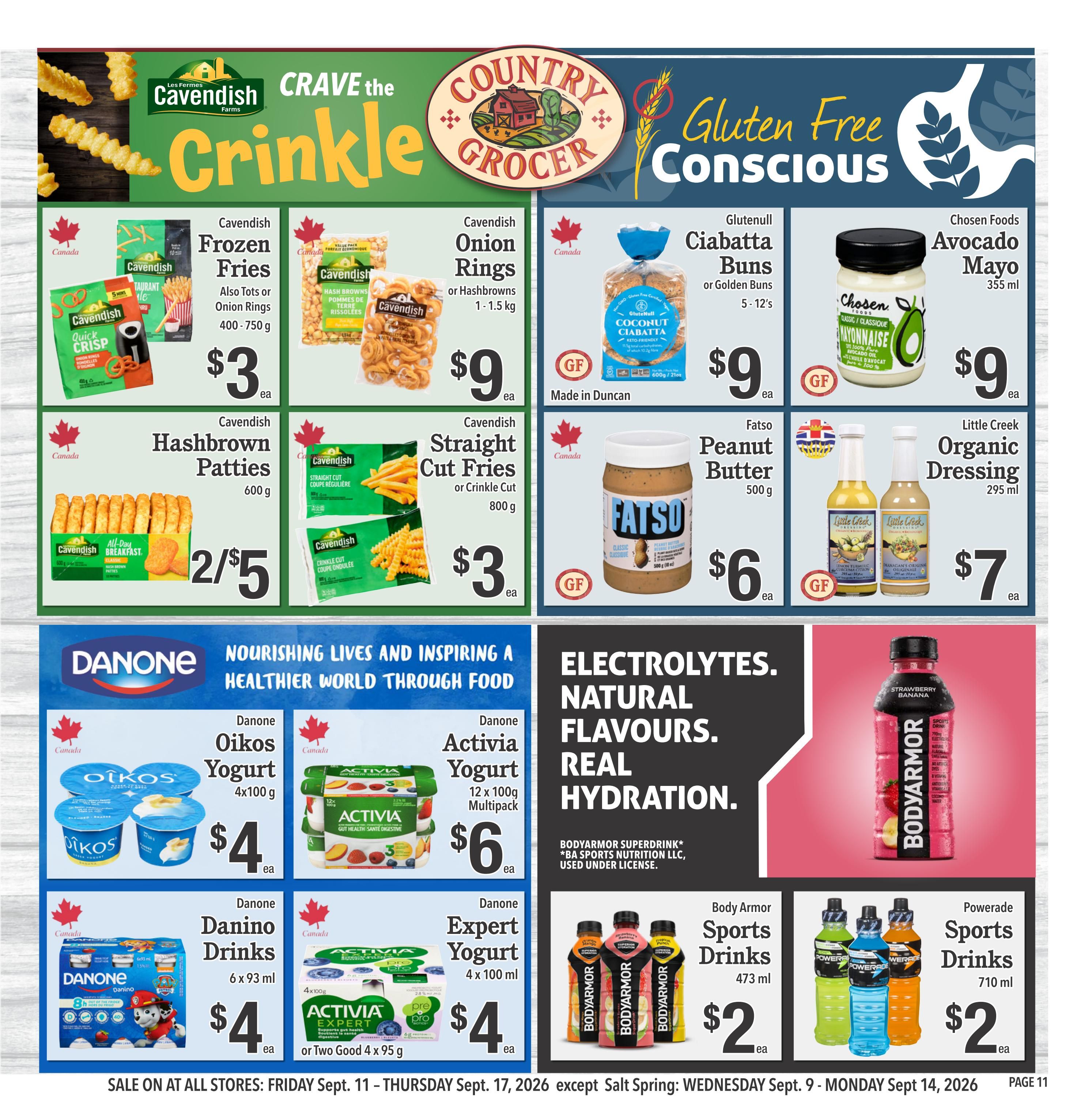 Country Grocer Flyer September 11 to 17