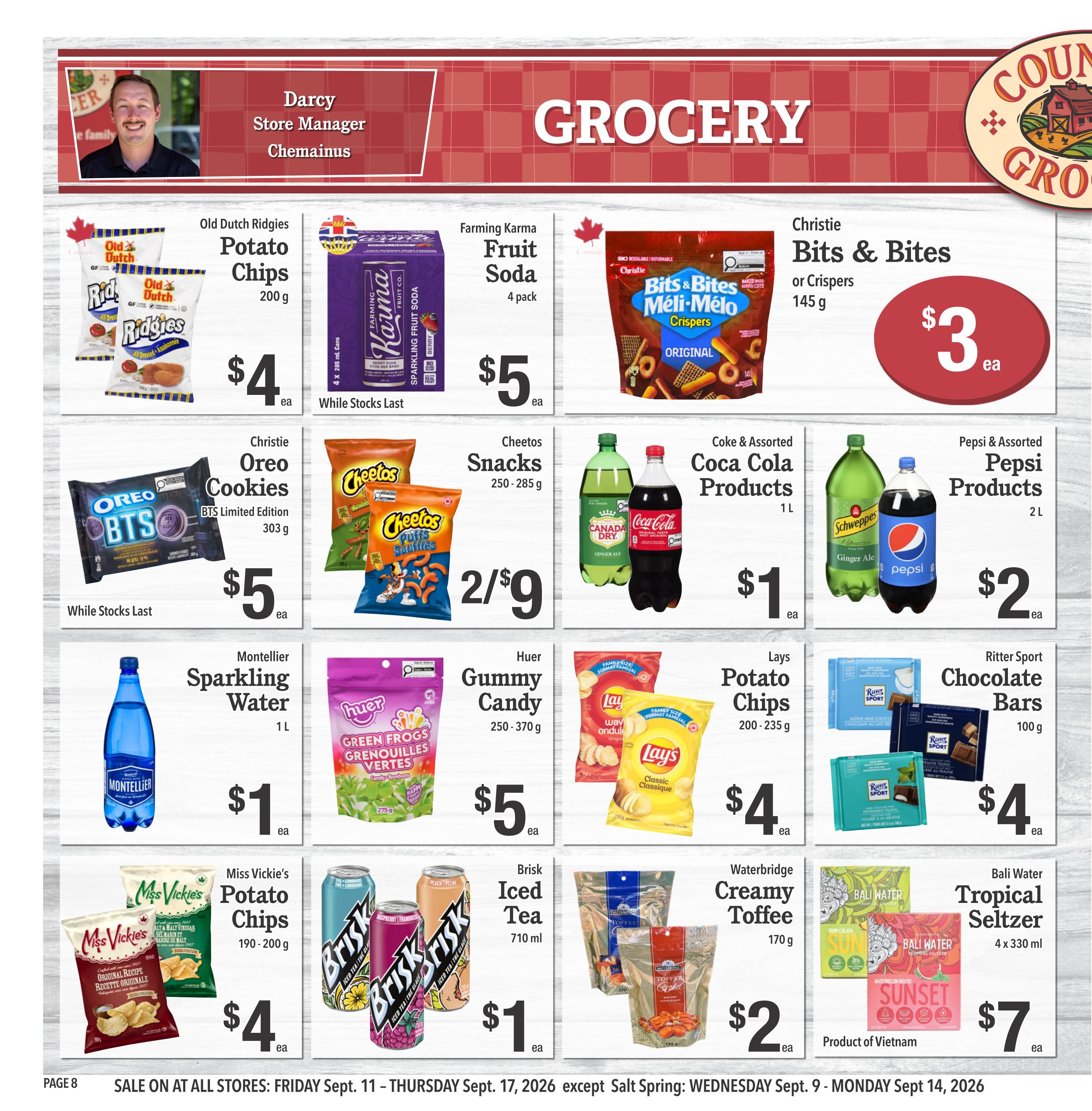 Country Grocer Flyer September 11 to 17