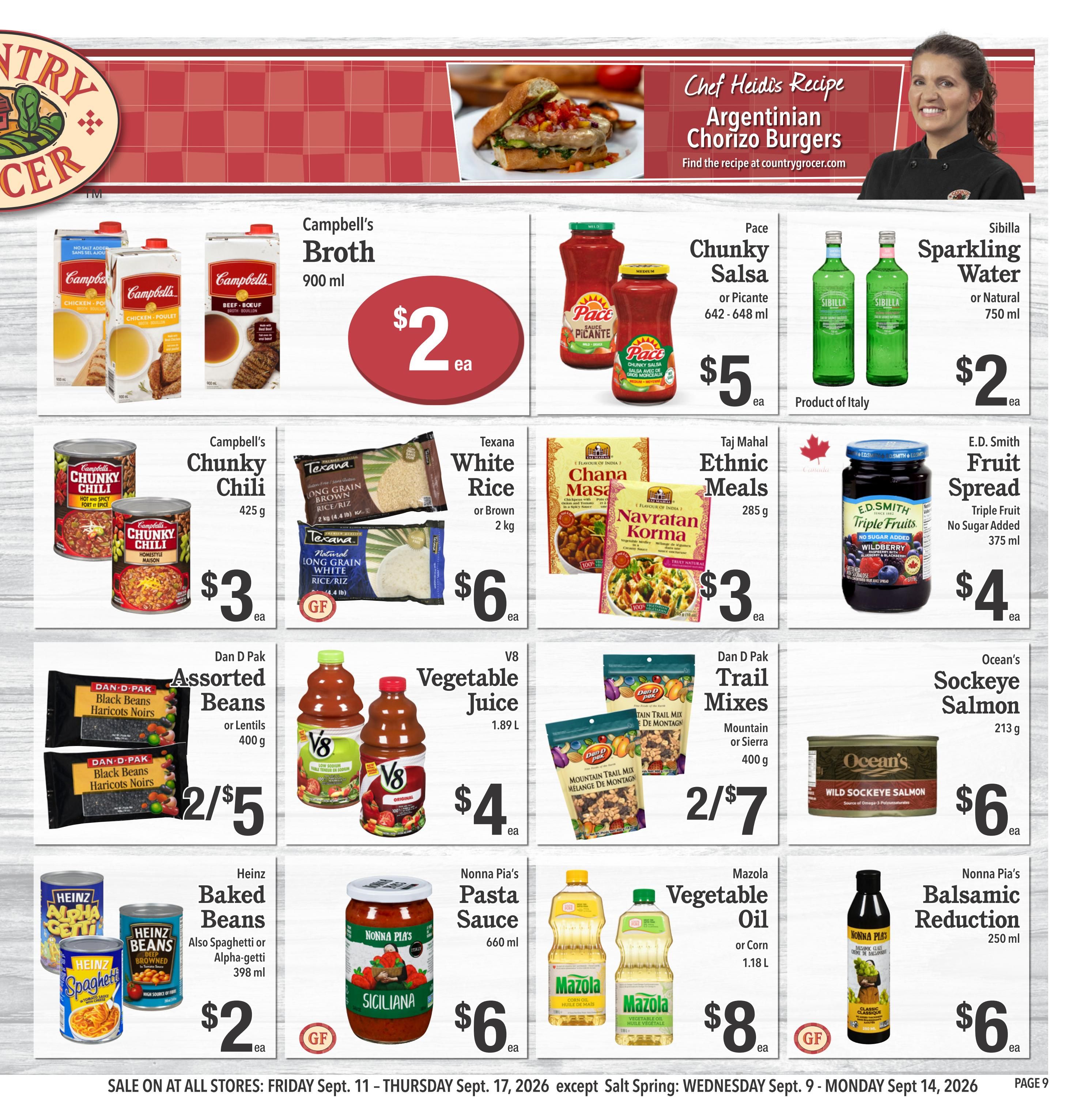 Country Grocer Flyer September 11 to 17