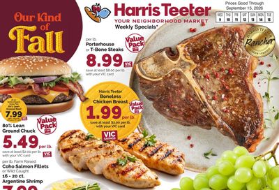Harris Teeter (Asheville Area, NC) Weekly Ad September 9 - 15, 2026