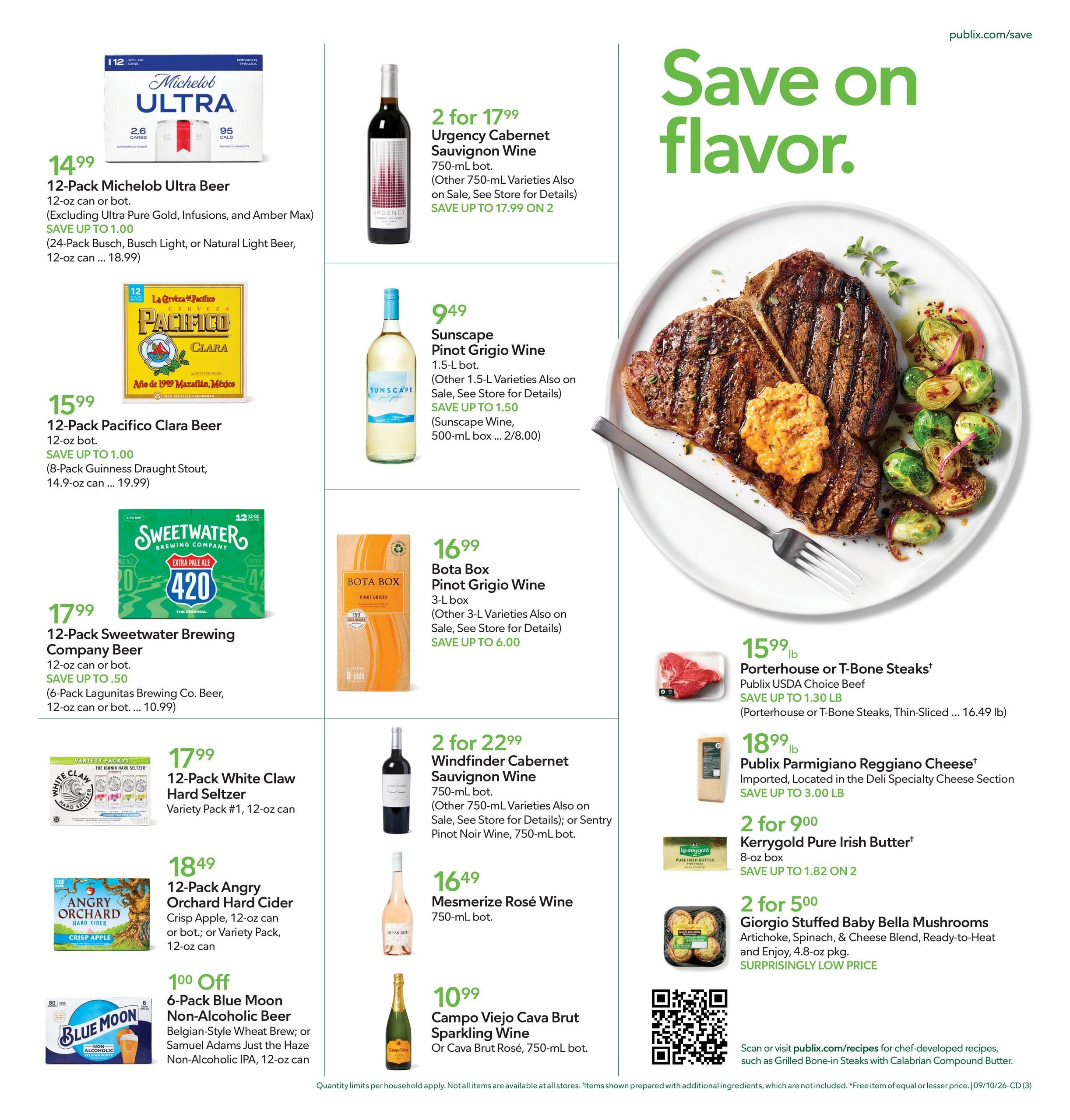 Publix (Cary Area, NC) Weekly Ad September 9 - 15, 2026