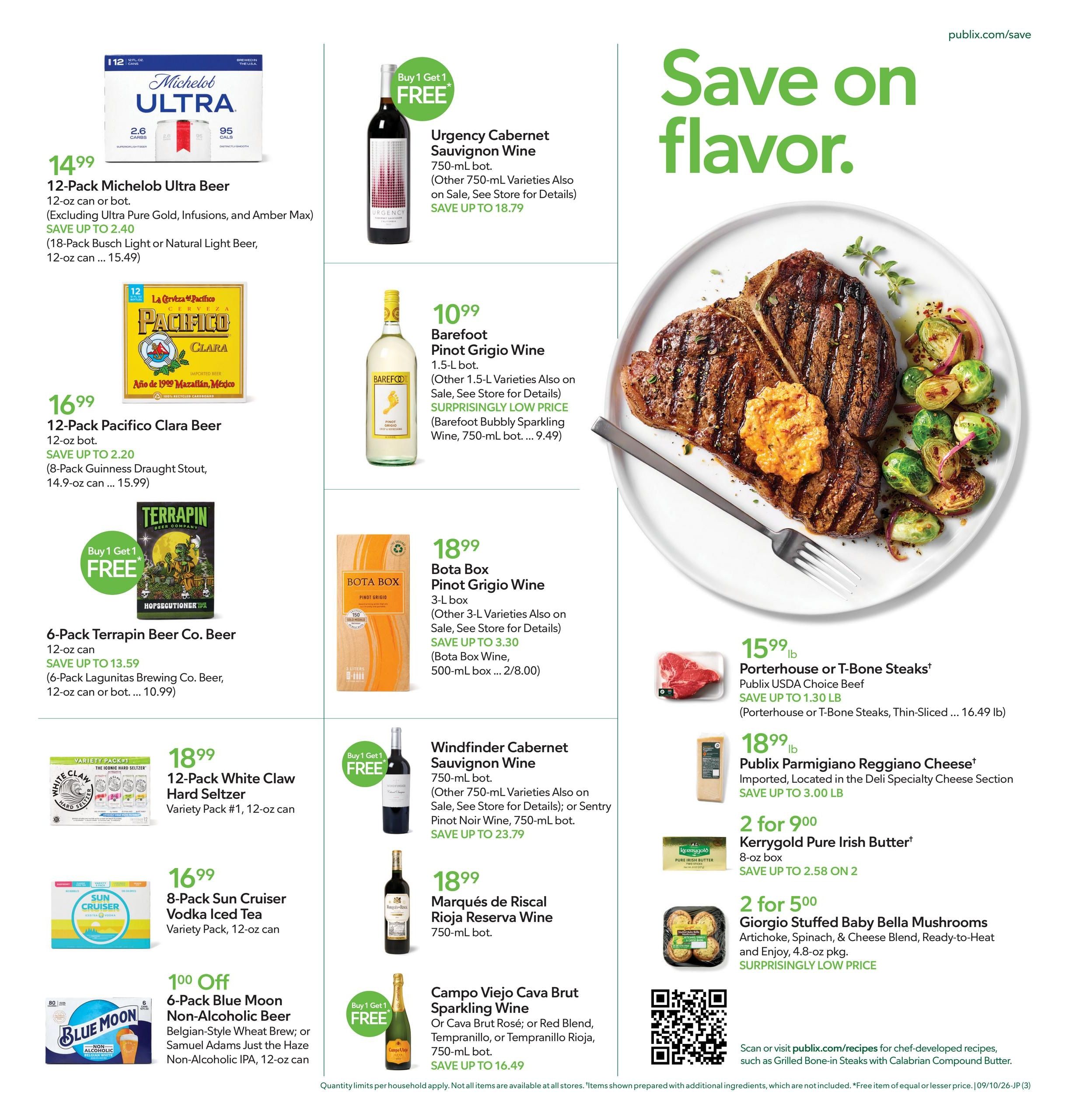 Publix (Pensacola Area, FL) Weekly Ad September 9 - 15, 2026