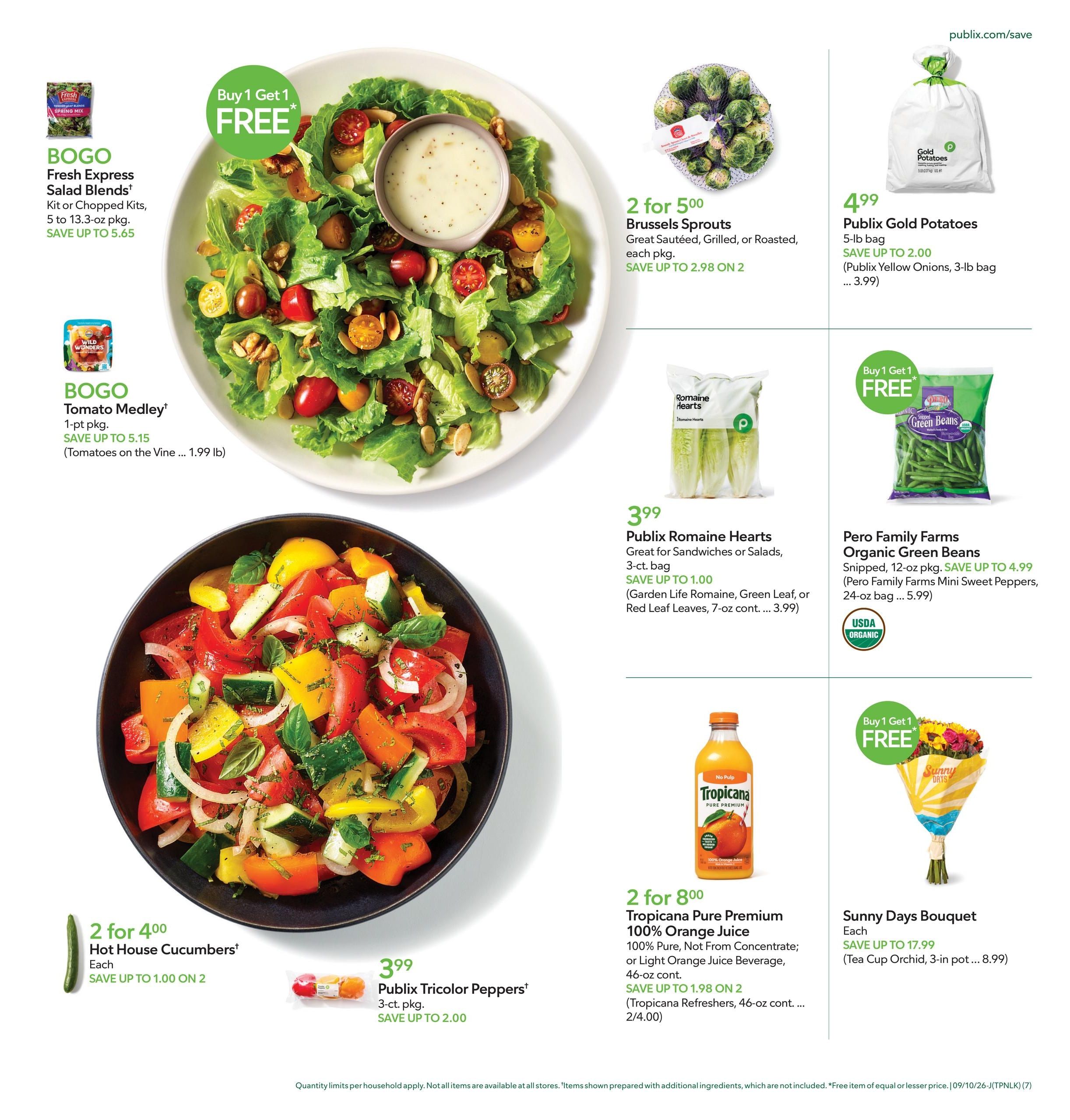 Publix (Pensacola Area, FL) Weekly Ad September 9 - 15, 2026