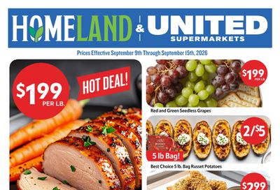 Homeland Stores (Bartlesville, OK) Weekly Ad September 9 - 15, 2026