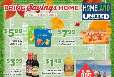 Homeland Stores Bring Savings Home Shopper's Guide Weekly Ad September 1 - 30, 2026