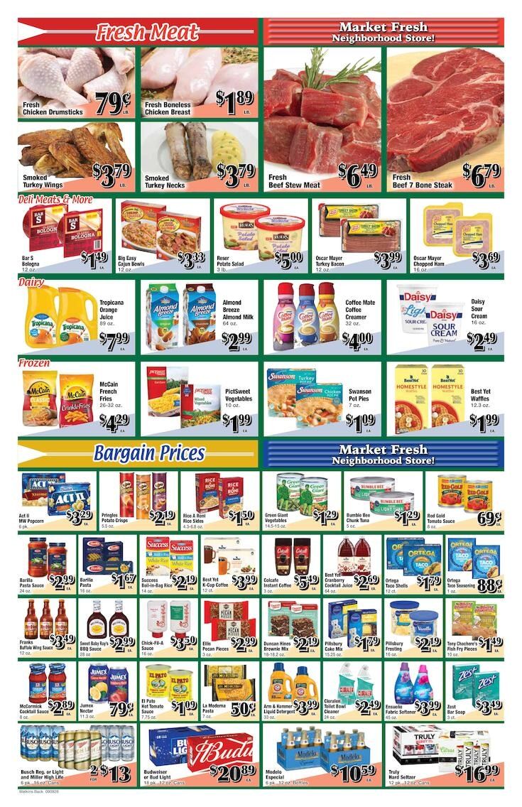 Watkins Supermarket Weekly Ad September 9 - 15, 2026