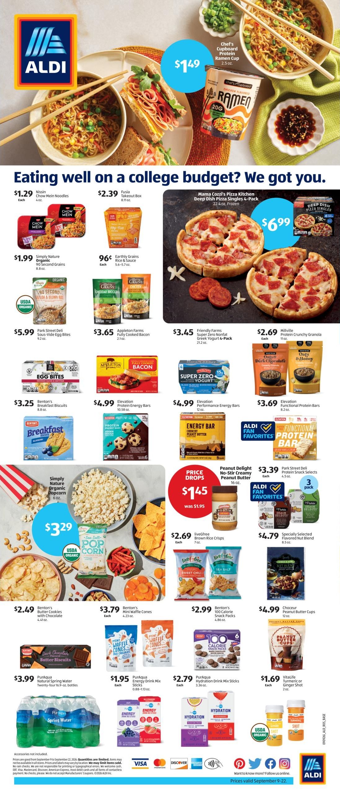 ALDI (Texarkana Area, AR) Weekly Ad September 9 - 15, 2026