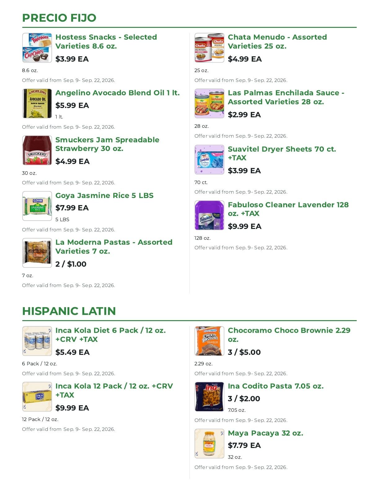 Northgate Market Weekly Ad September 9 - 22, 2026