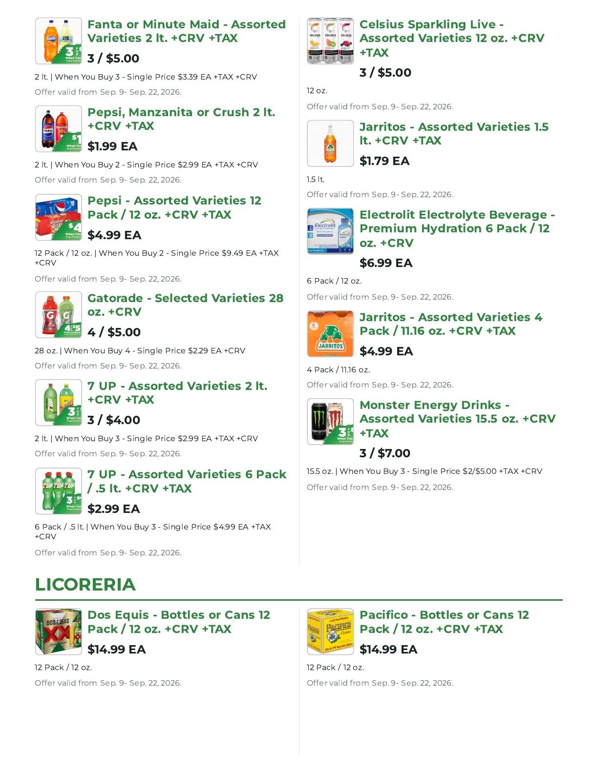 Northgate Market Weekly Ad September 9 - 22, 2026