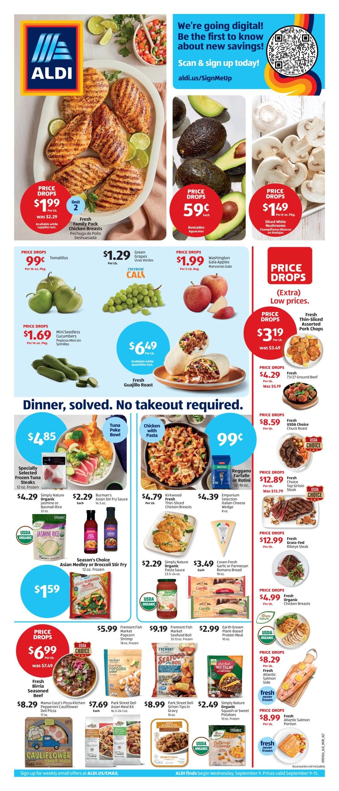 ALDI (Alhambra Area, CA) Weekly Ad September 9 - 15, 2026